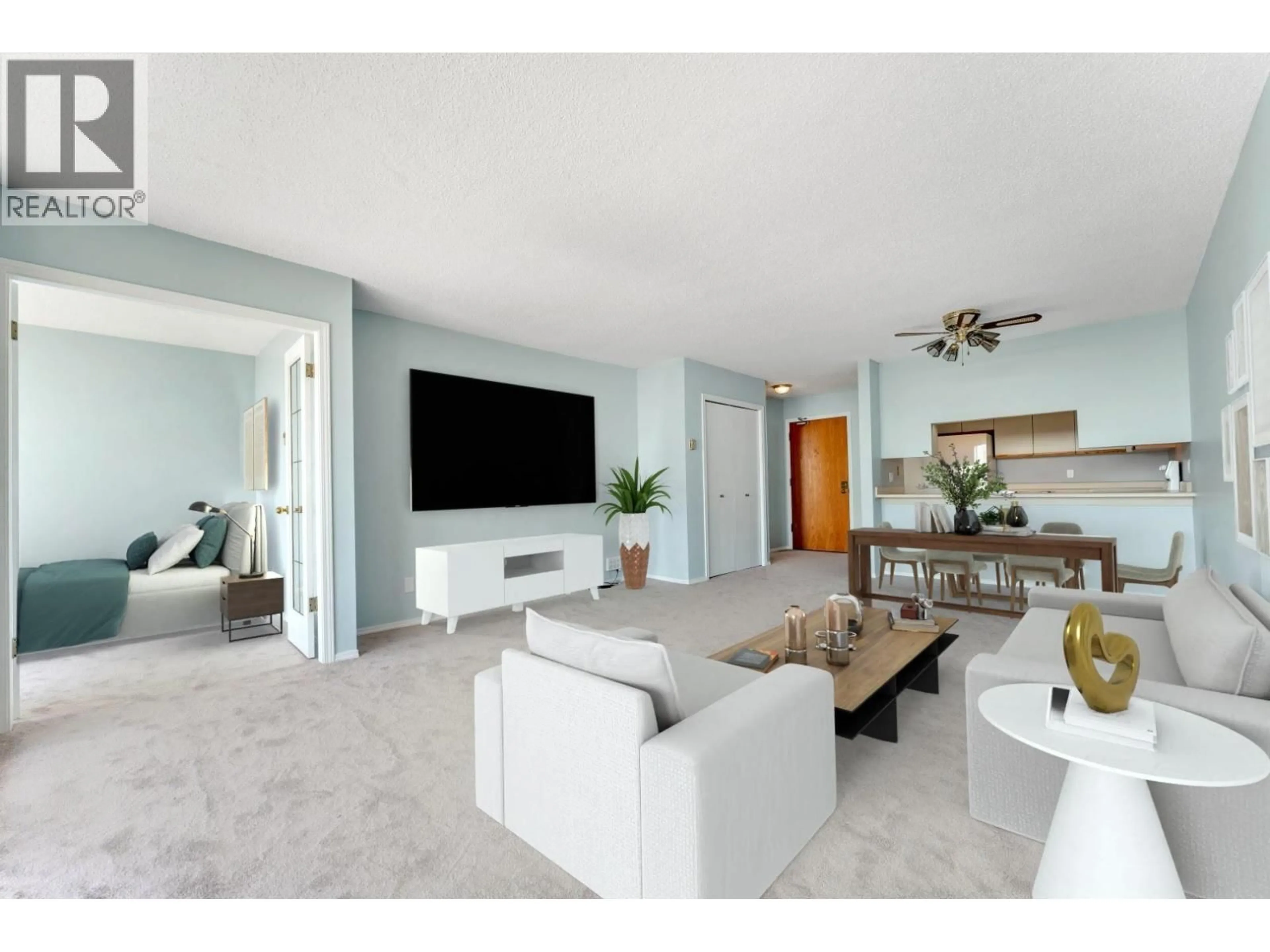 Living room with furniture, unknown for 1205 - 1065 QUAYSIDE DRIVE, New Westminster British Columbia V3M1C5