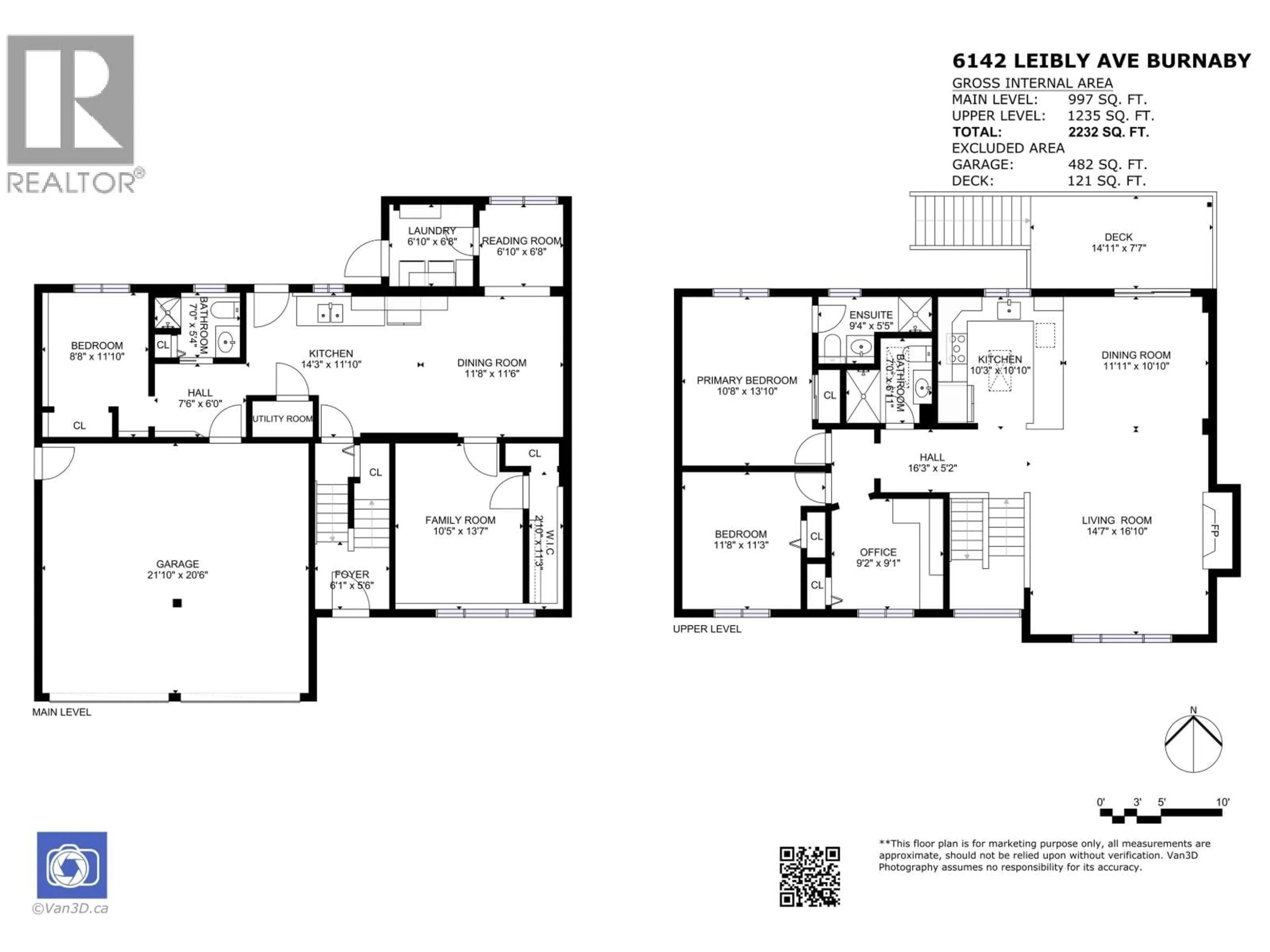 Floor plan for 6142 LEIBLY AVENUE, Burnaby British Columbia V5E3C8