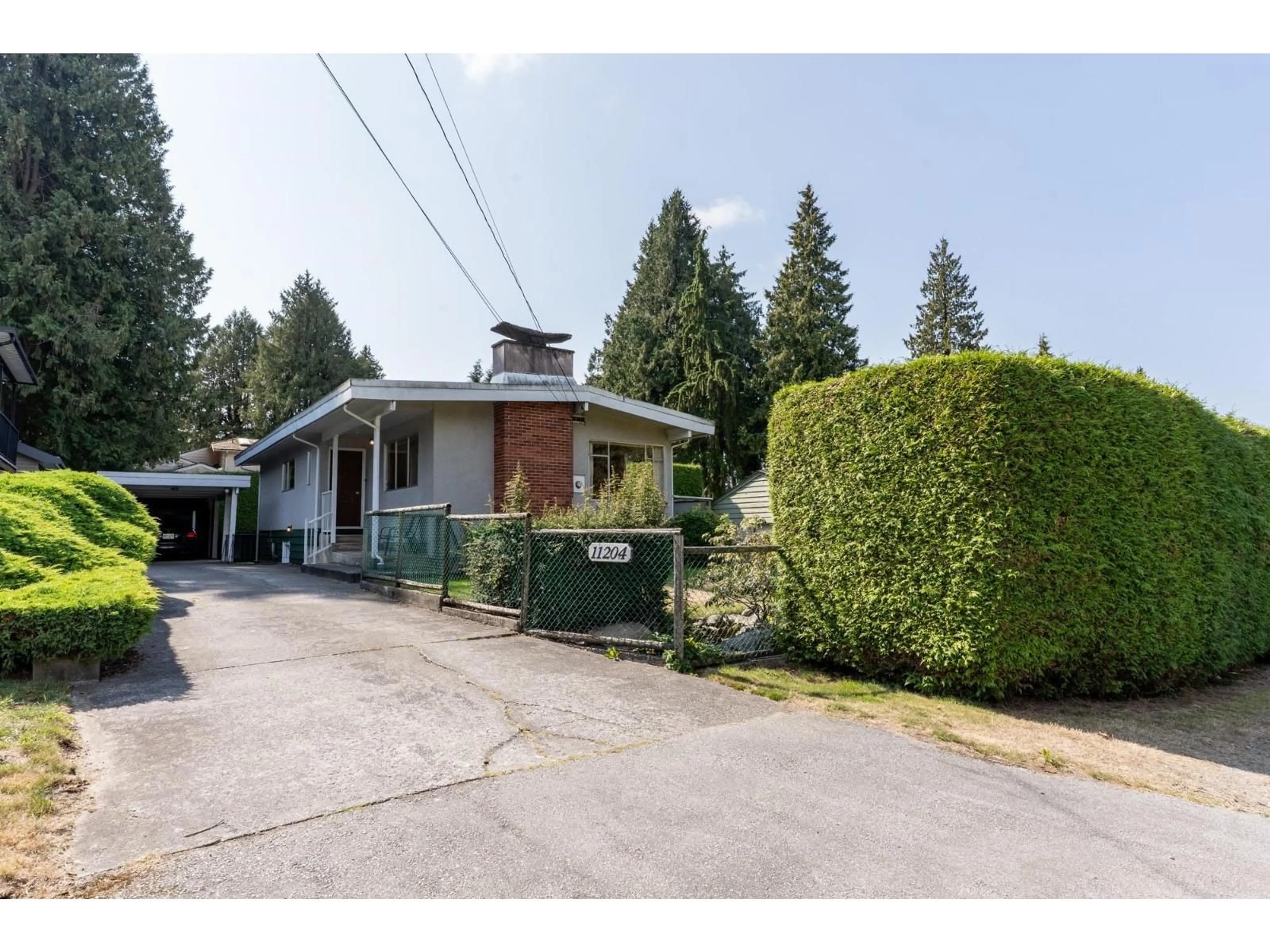 A pic from outside/outdoor area/front of a property/back of a property/a pic from drone, street for 11204 KENDALE, Delta British Columbia V4C3P5
