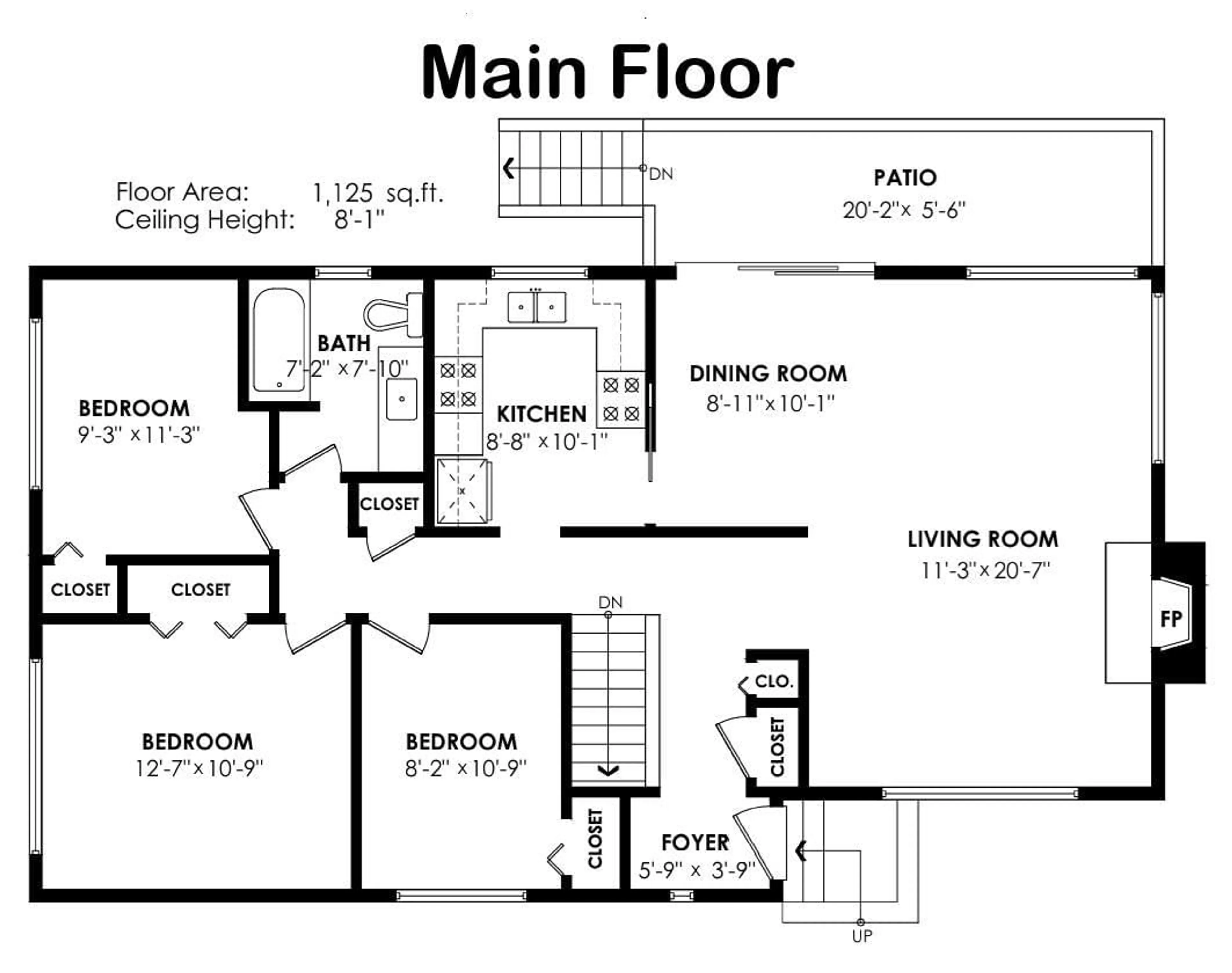 Floor plan for 11204 KENDALE, Delta British Columbia V4C3P5