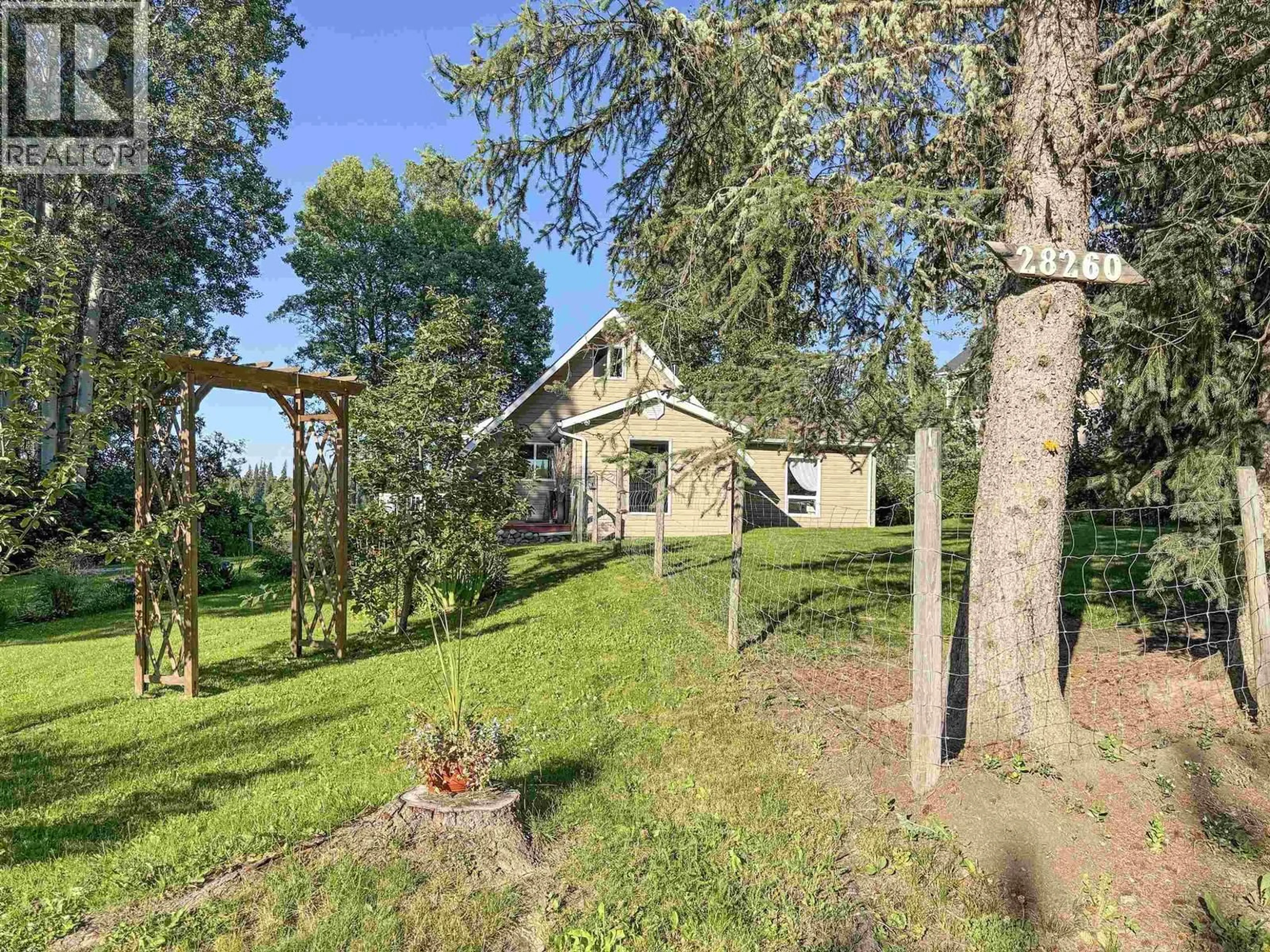 A pic from outside/outdoor area/front of a property/back of a property/a pic from drone, forest/trees view for 28260 NESS LAKE ROAD, Prince George British Columbia V2K5N1