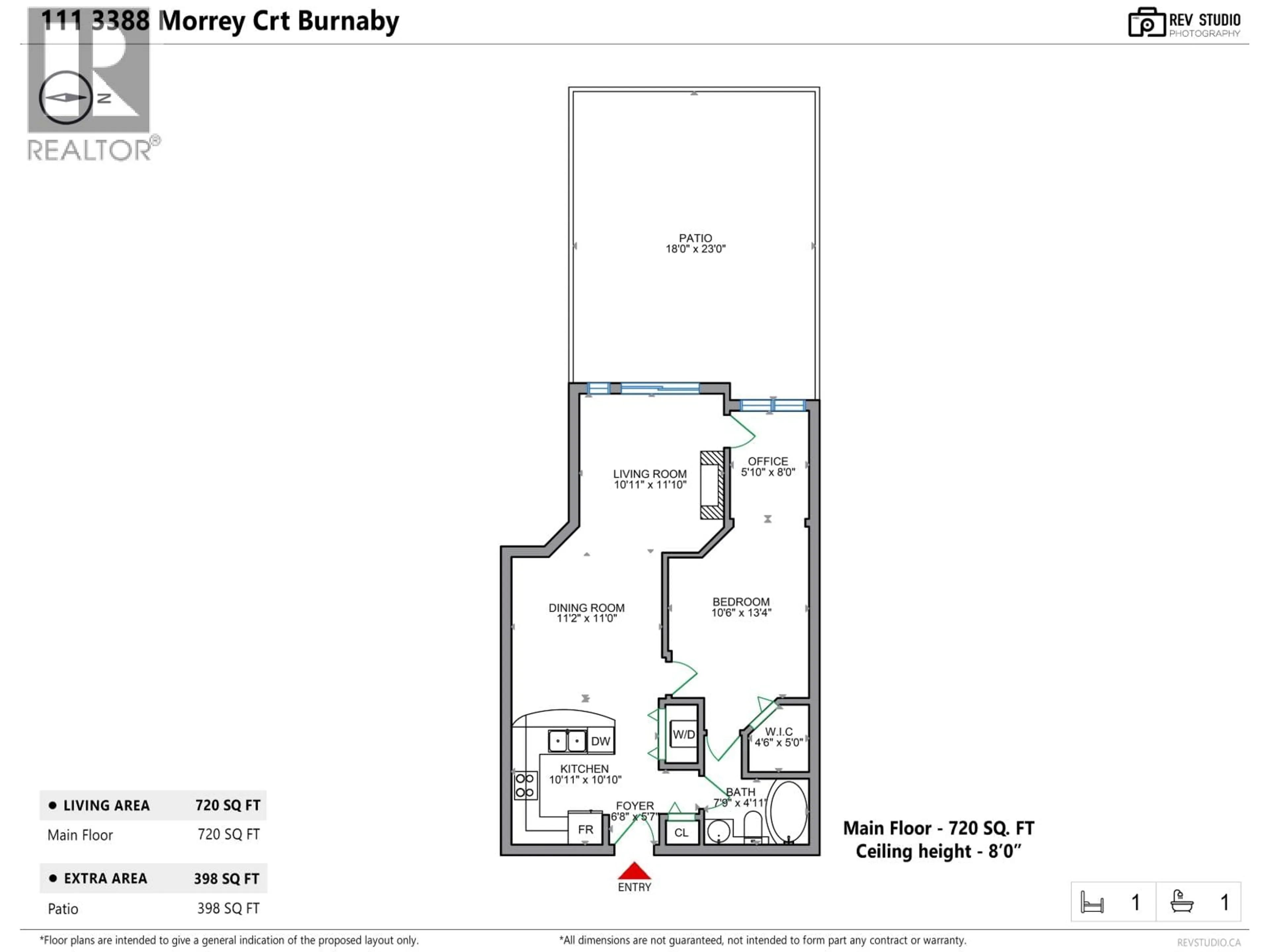 Floor plan for 111 - 3388 MORREY COURT, Burnaby British Columbia V3J7Y5
