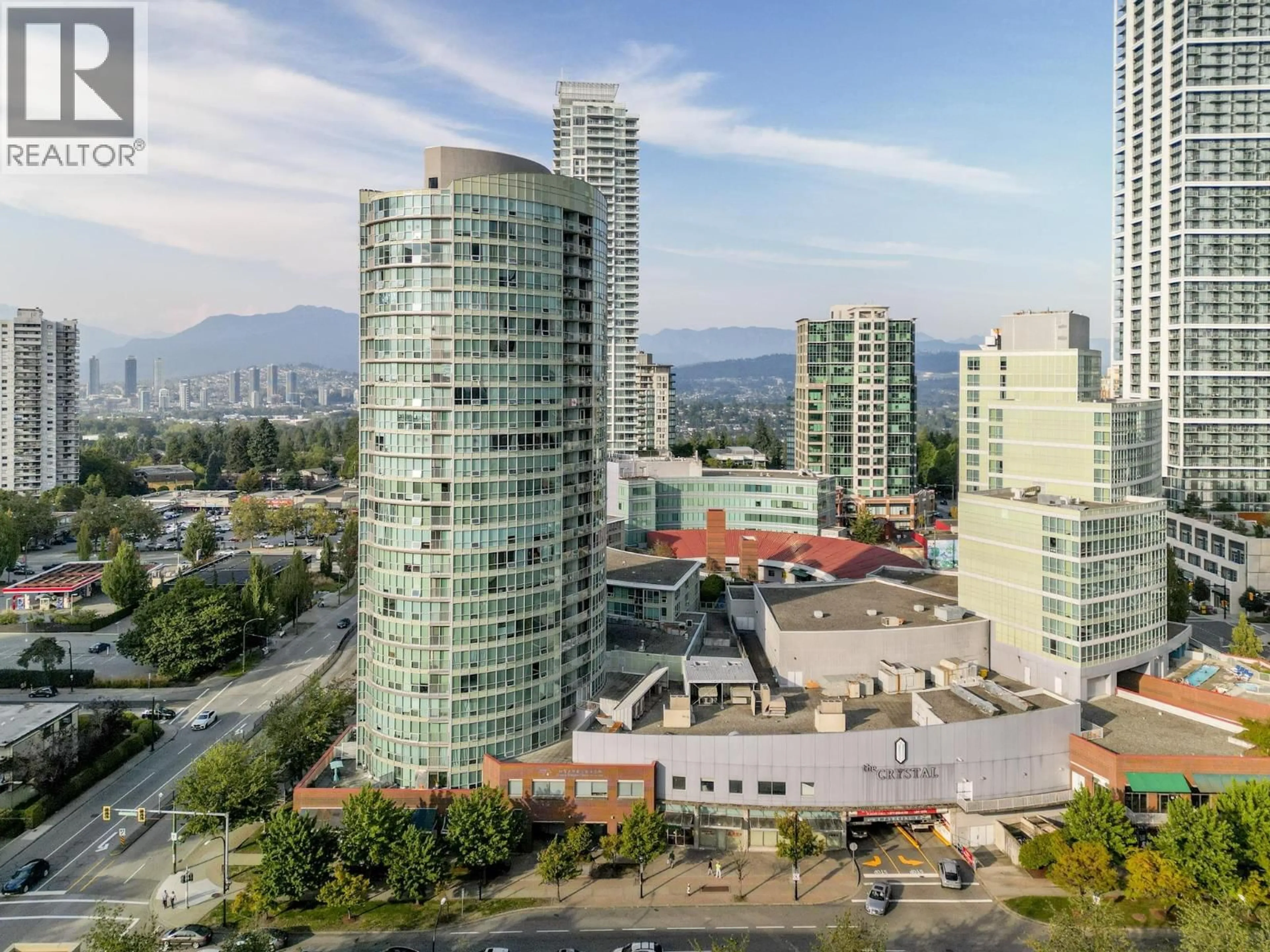 A pic from outside/outdoor area/front of a property/back of a property/a pic from drone, city buildings view from balcony for 1201 - 6088 WILLINGDON AVENUE, Burnaby British Columbia V5H4V2