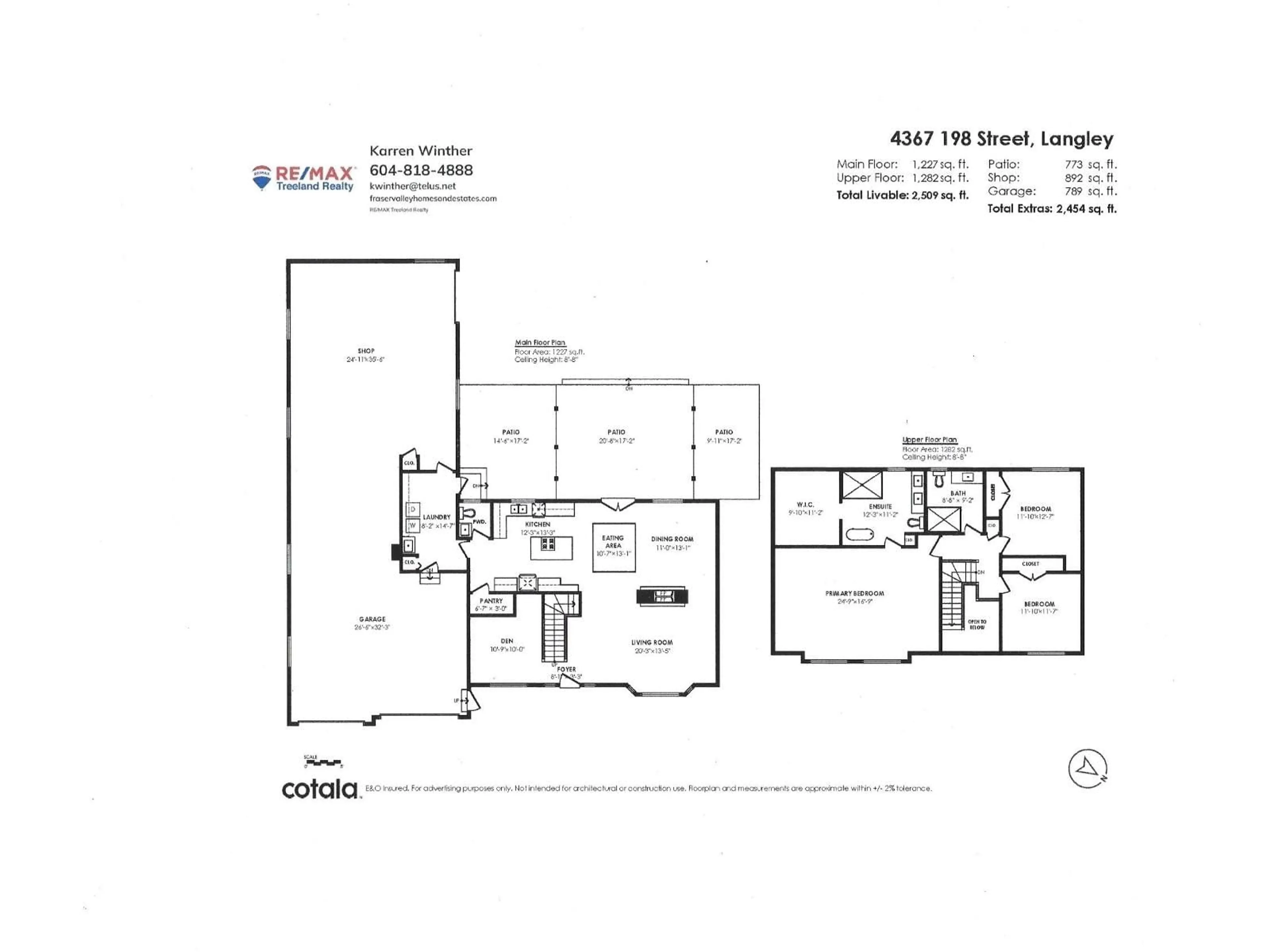Floor plan for 4367 198, Langley British Columbia V3A1E5