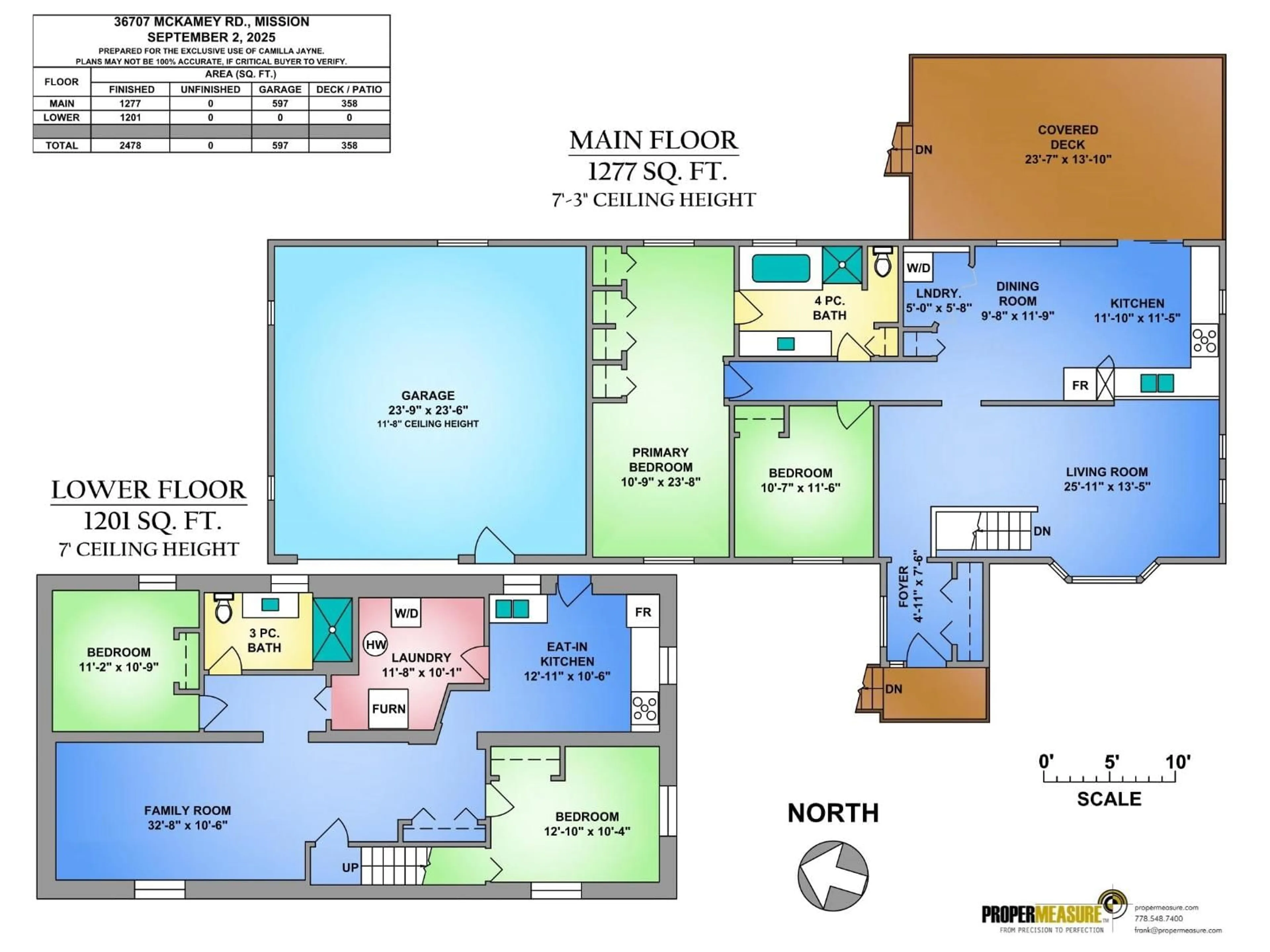 Floor plan for 36707 MCKAMIE, Mission British Columbia V0M1H0