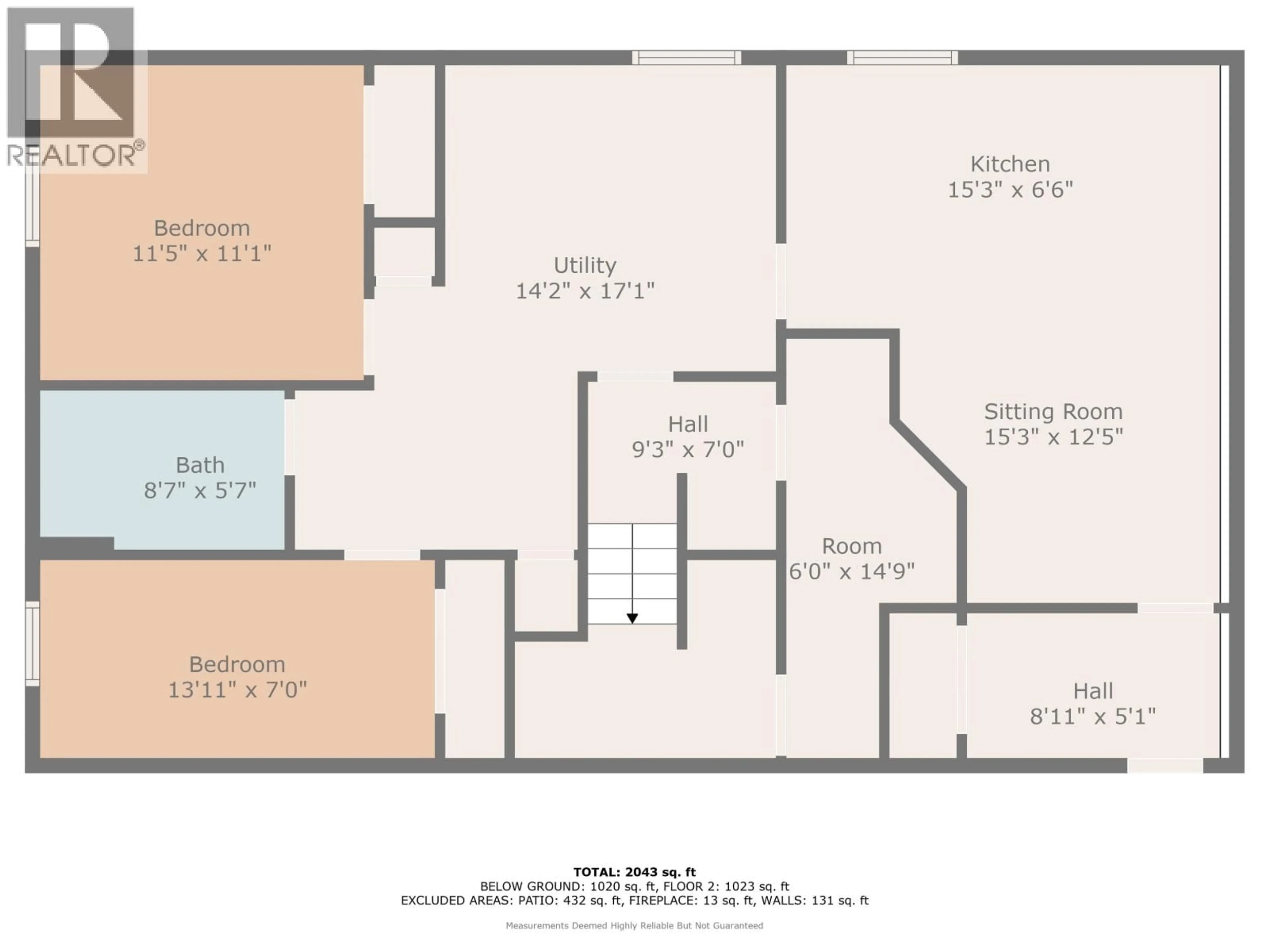 Floor plan for 7602 JEAN DE BREBEUF CRESCENT, Prince George British Columbia V2N3P2