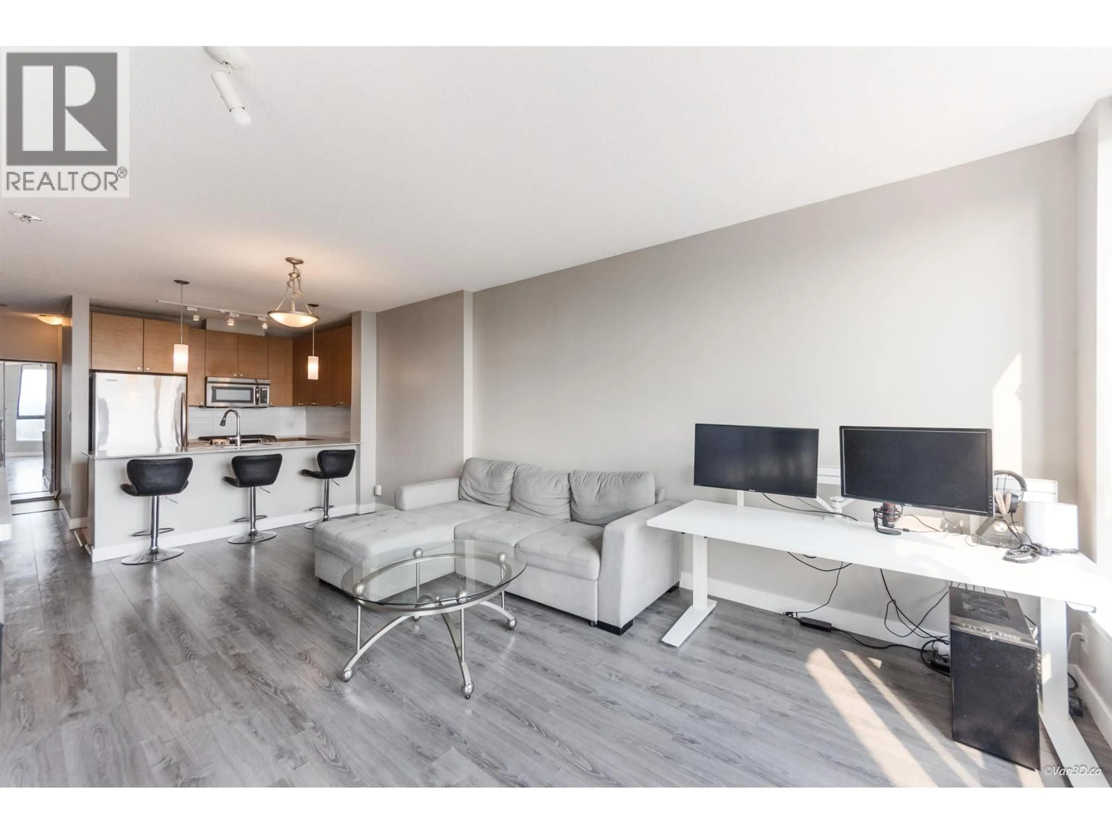 Living room with furniture, unknown for 2201 - 400 CAPILANO ROAD, Port Moody British Columbia V3H0E1