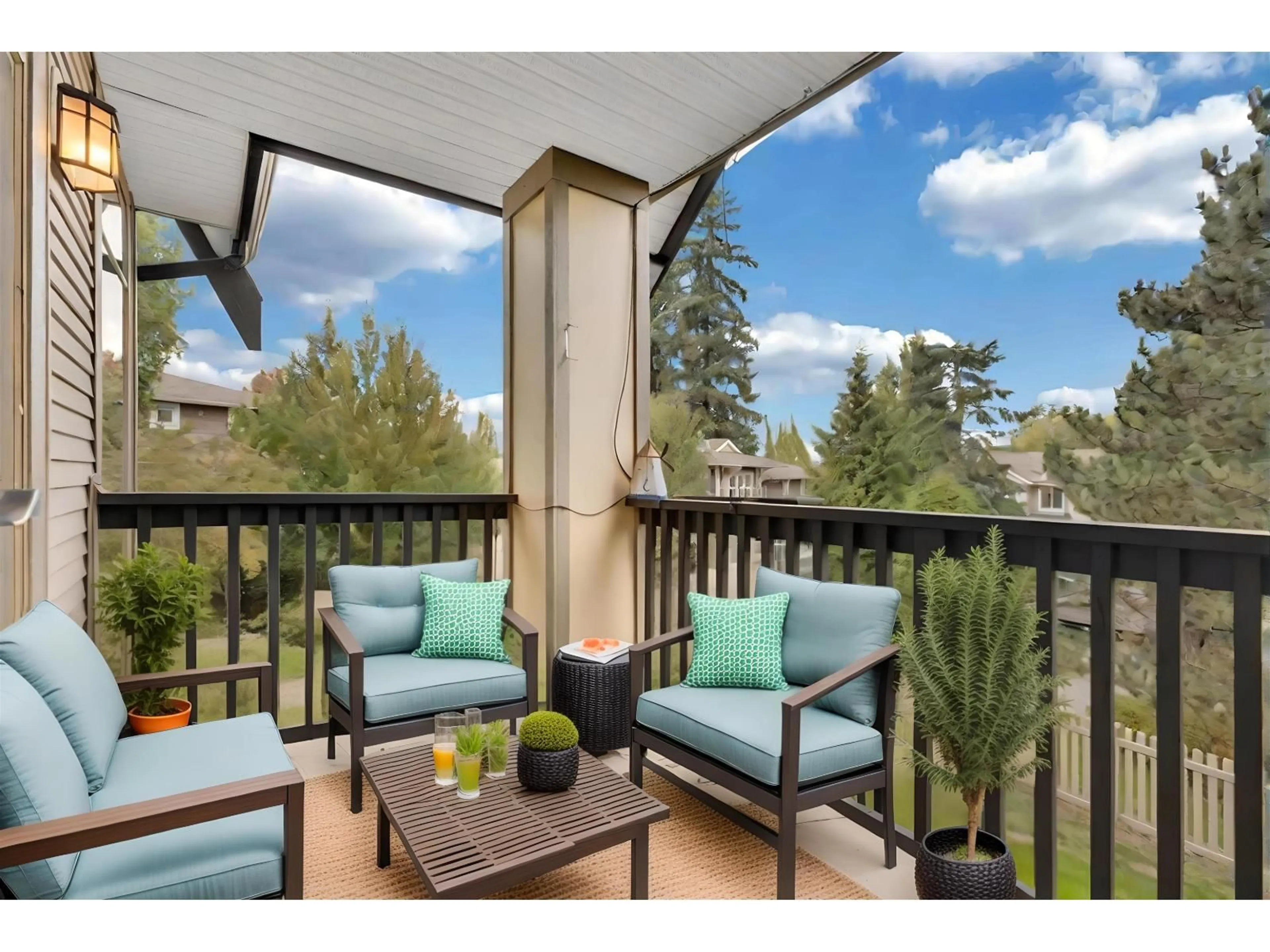 Balcony in the apartment, water/lake/river/ocean view for 22 - 15152 62A, Surrey British Columbia V3S1V1