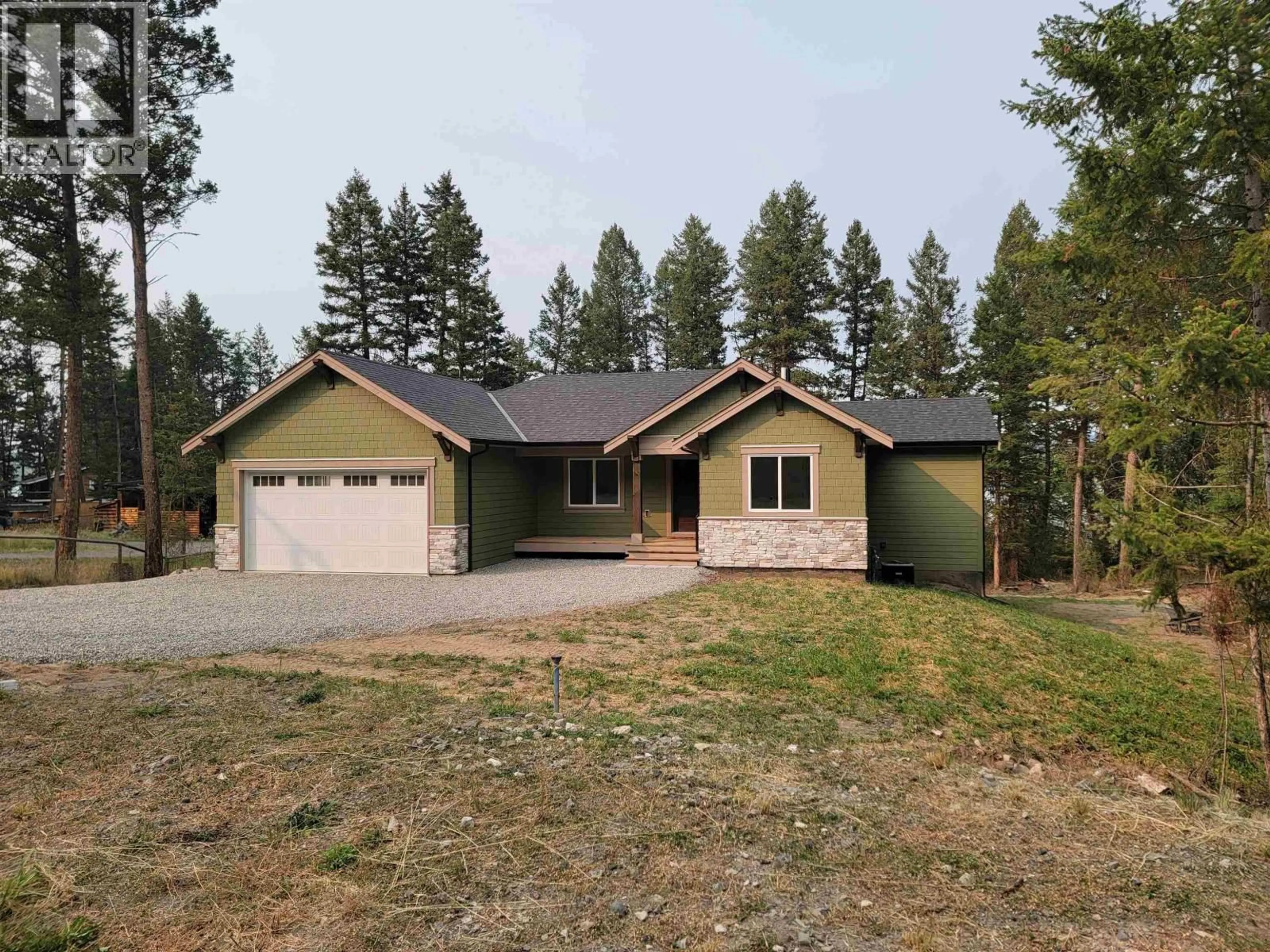 A pic from outside/outdoor area/front of a property/back of a property/a pic from drone, unknown for 5343 ANNAHAM CRESCENT, 108 Mile Ranch British Columbia V0K2Z0