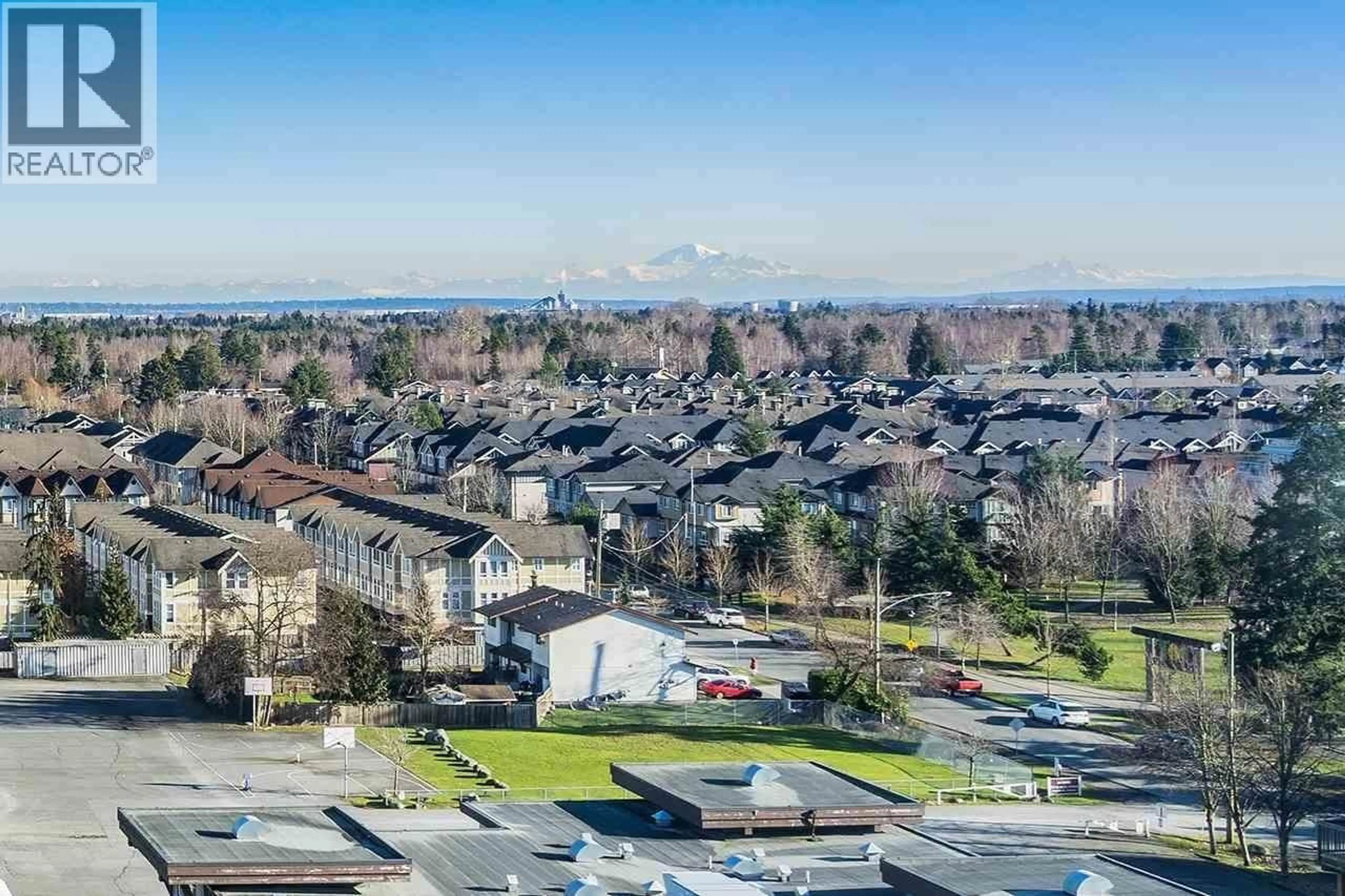 A pic from outside/outdoor area/front of a property/back of a property/a pic from drone, mountain view for 1207 - 9171 FERNDALE ROAD, Richmond British Columbia V6Y0A5