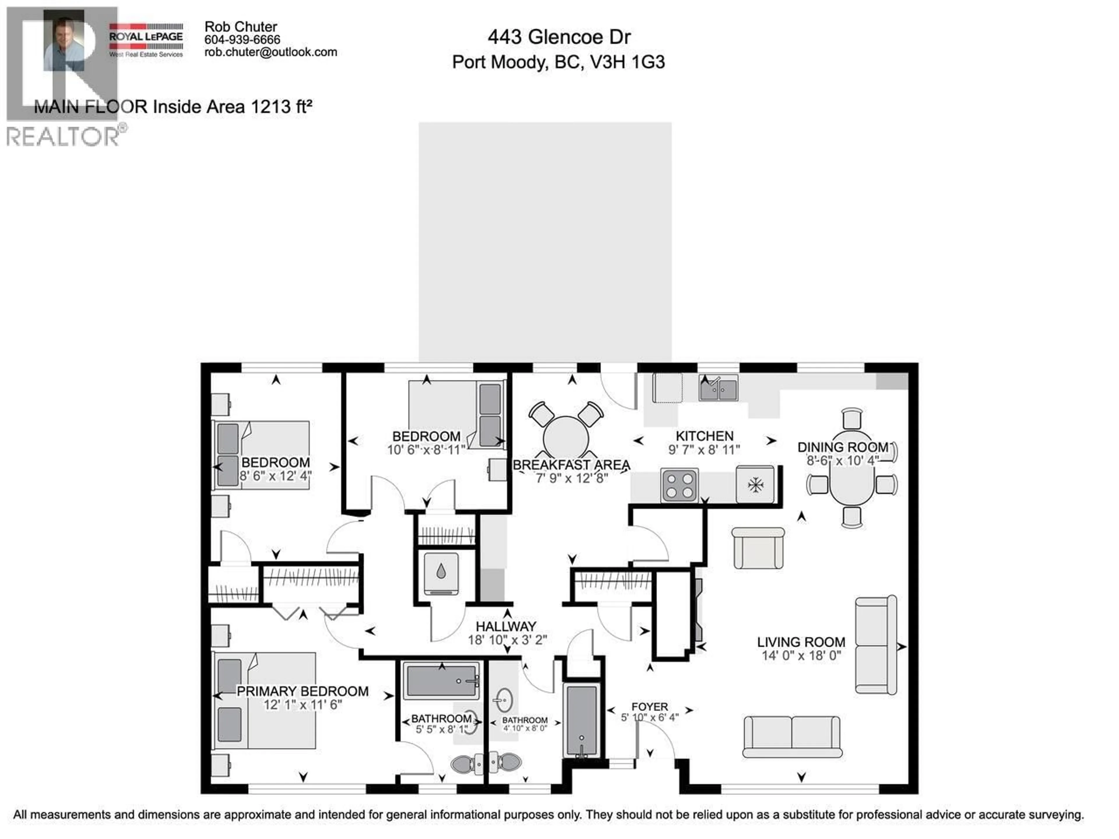 Floor plan for 443 GLENCOE DRIVE, Port Moody British Columbia V3H1G3