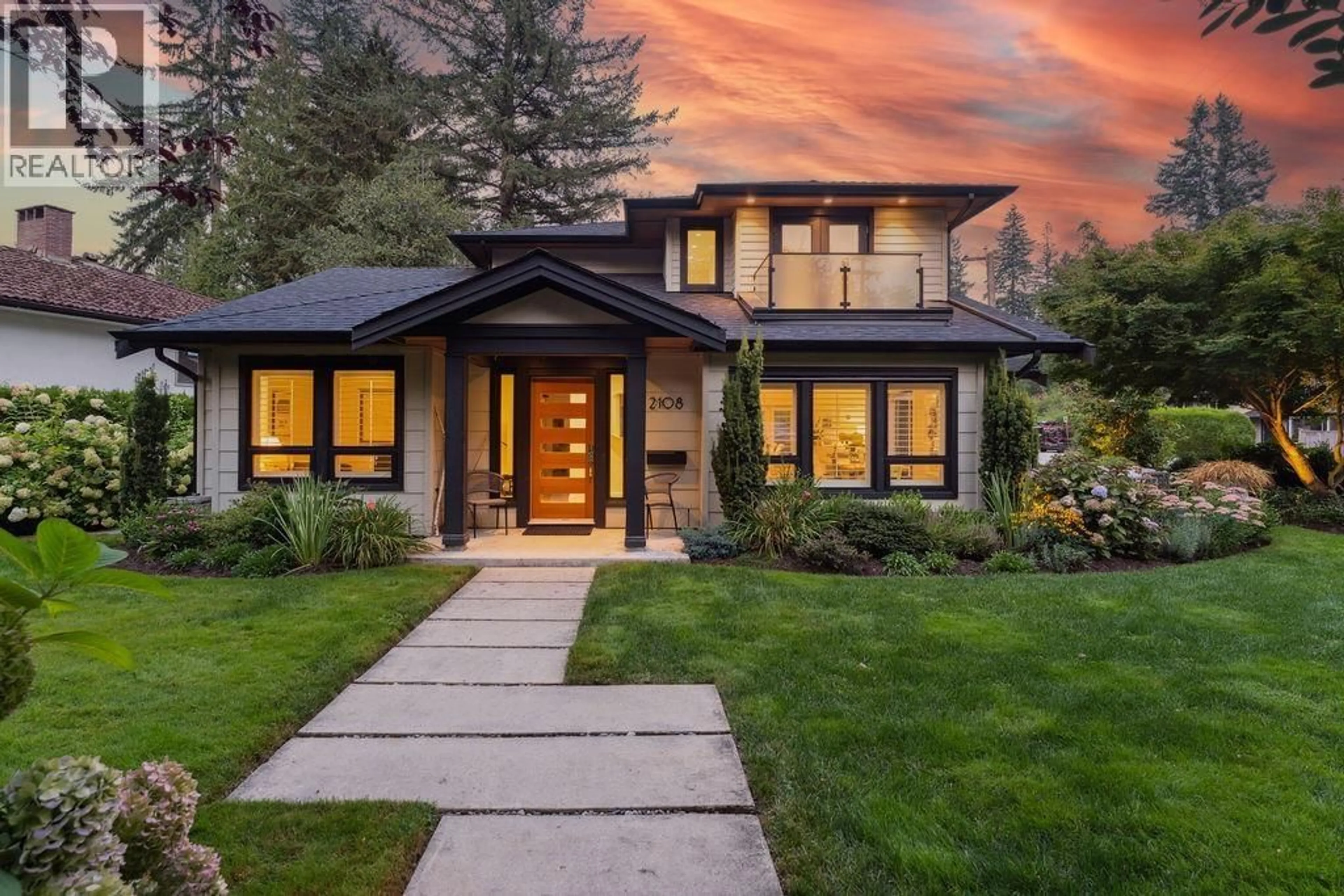 Home with brick exterior material, street for 2108 BERKLEY AVENUE, North Vancouver British Columbia V7H1Z7