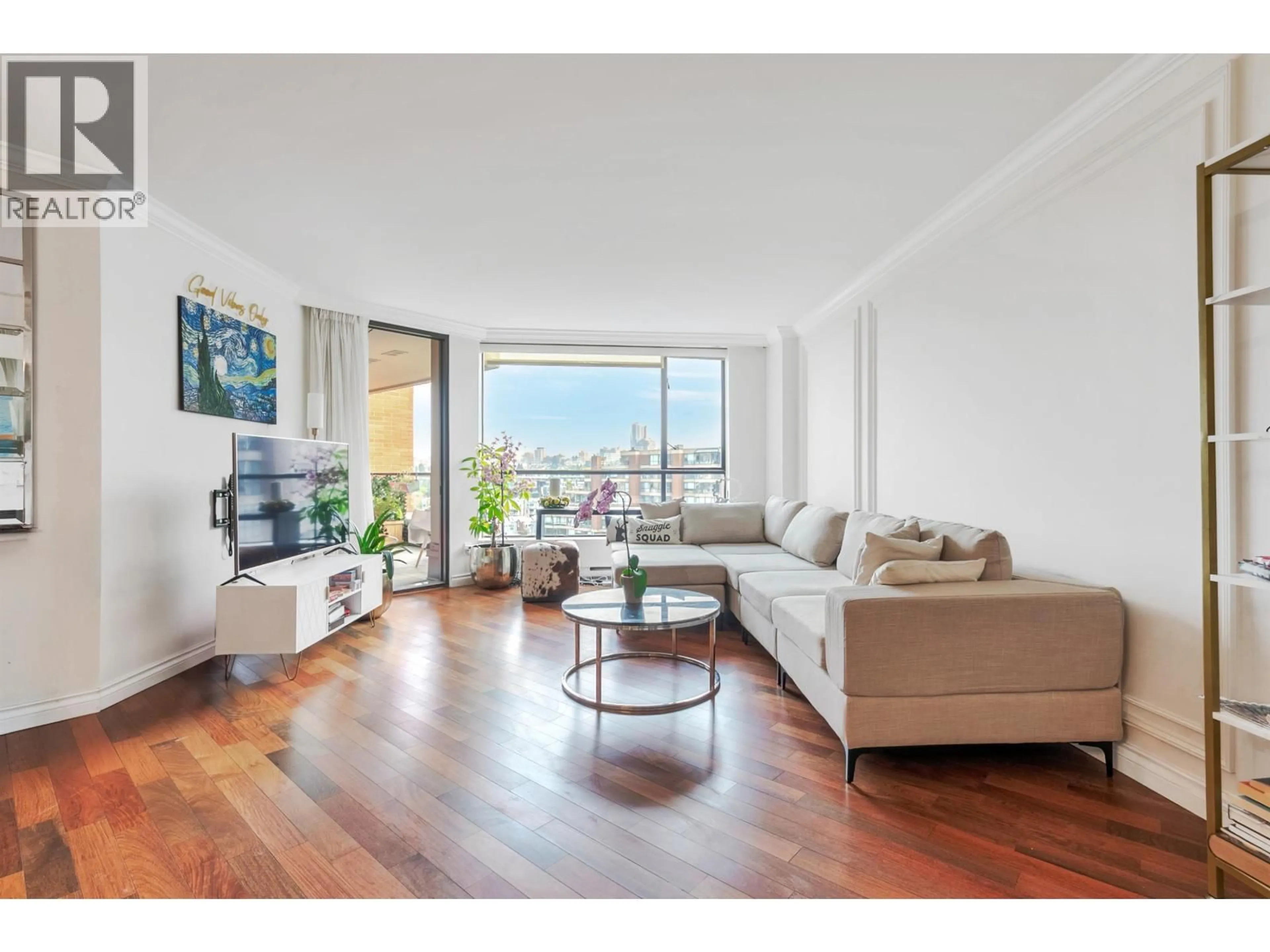 Living room with furniture, unknown for 704 - 1450 PENNYFARTHING DRIVE, Vancouver British Columbia V6J4X8