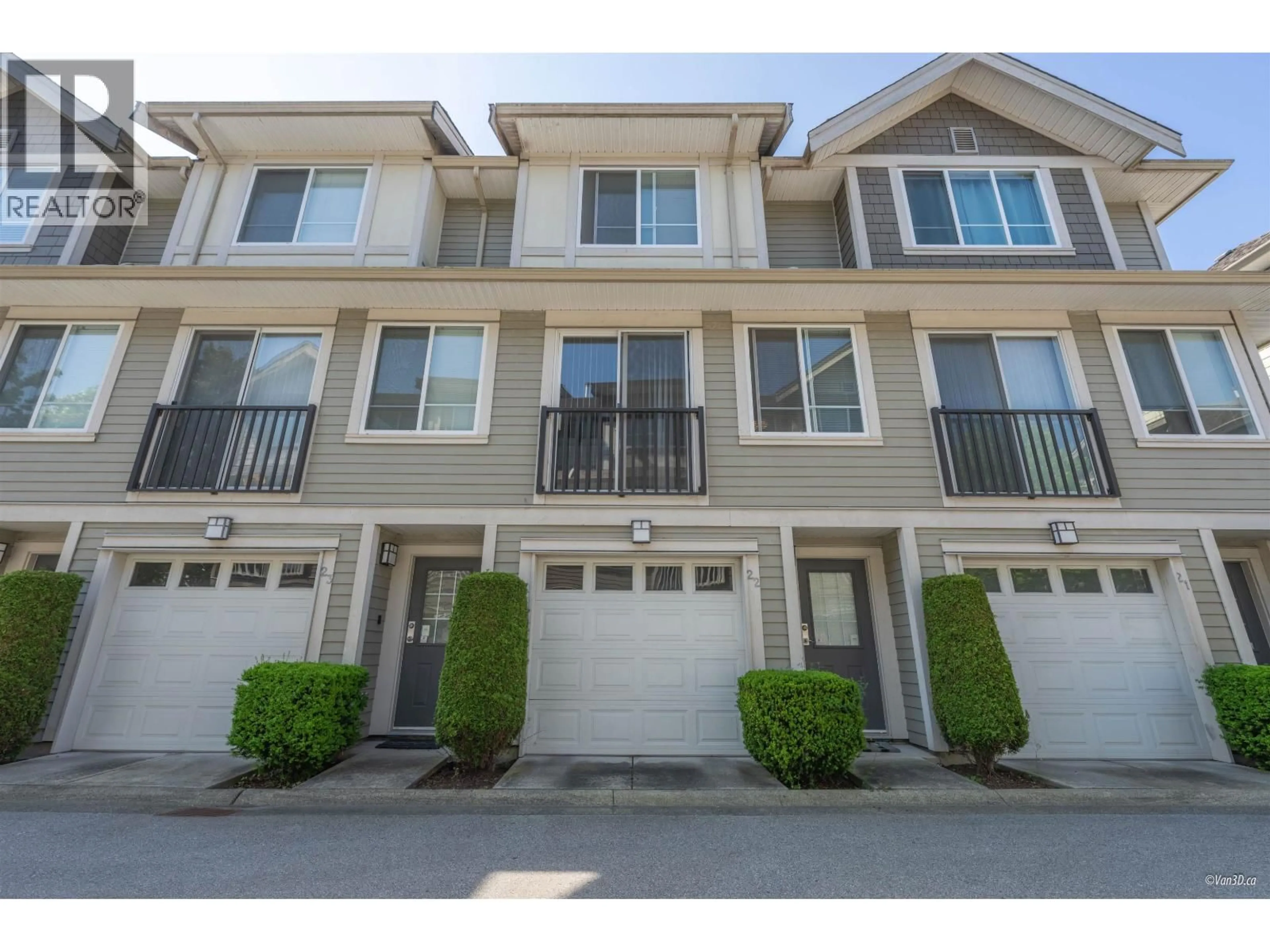 A pic from outside/outdoor area/front of a property/back of a property/a pic from drone, street for 22 - 8080 FRANCIS ROAD, Richmond British Columbia V6Y1A4