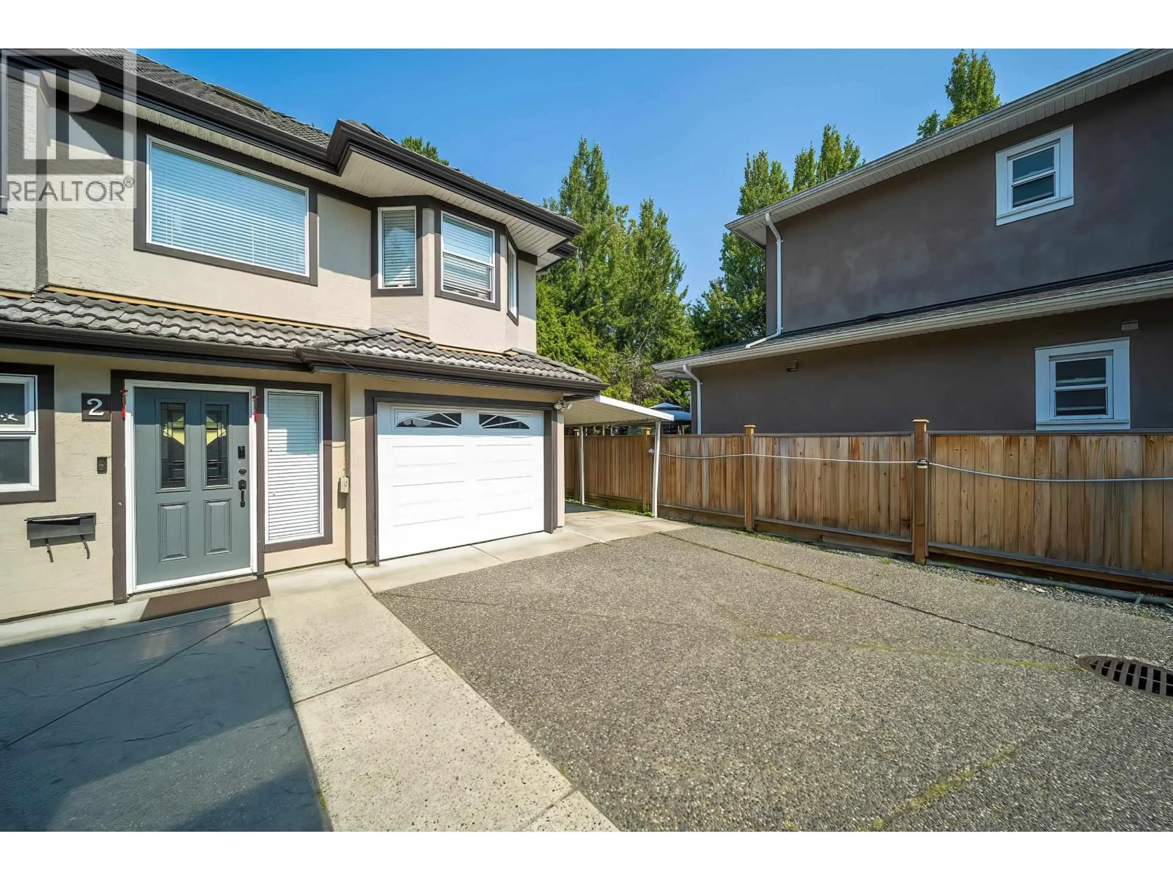 A pic from outside/outdoor area/front of a property/back of a property/a pic from drone, street for 2 - 8491 BLUNDELL ROAD, Richmond British Columbia V6Y1K2