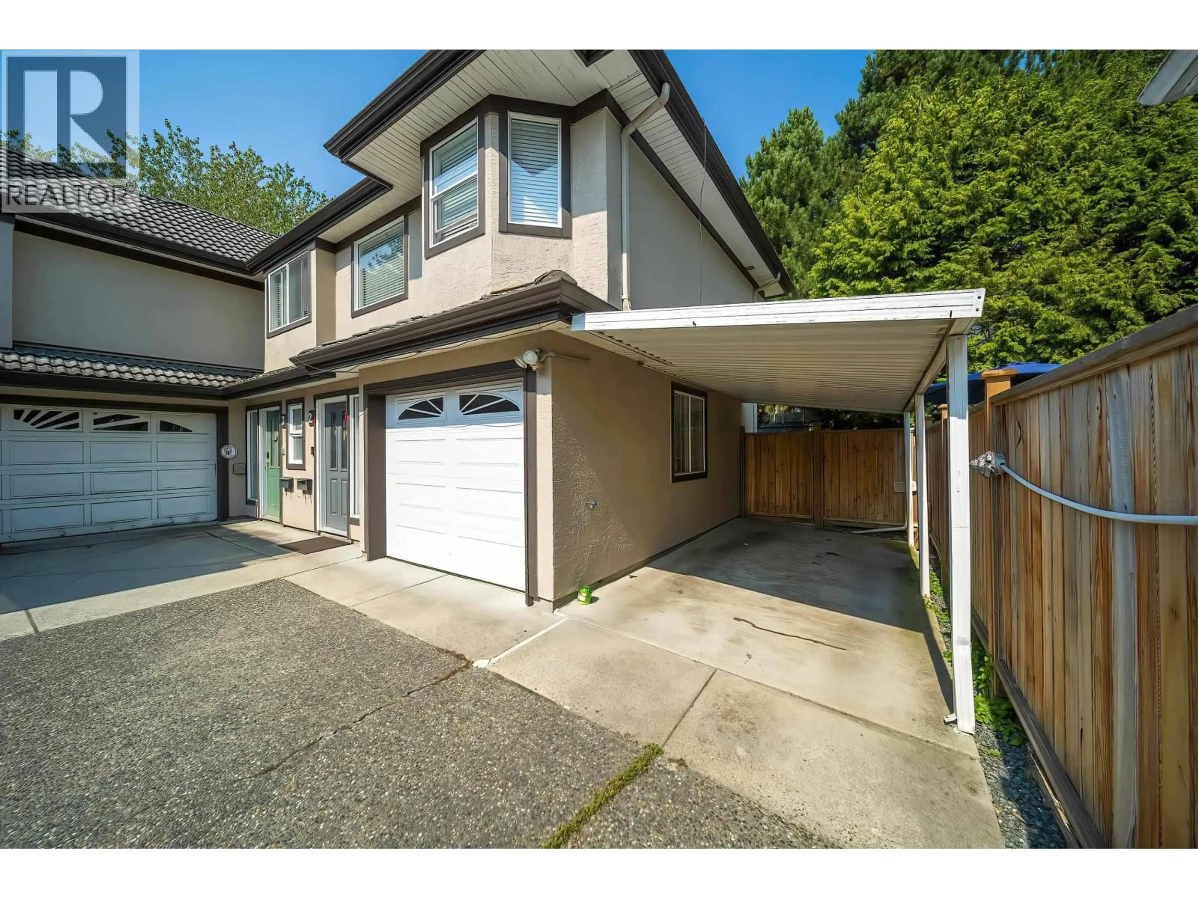 A pic from outside/outdoor area/front of a property/back of a property/a pic from drone, street for 2 - 8491 BLUNDELL ROAD, Richmond British Columbia V6Y1K2