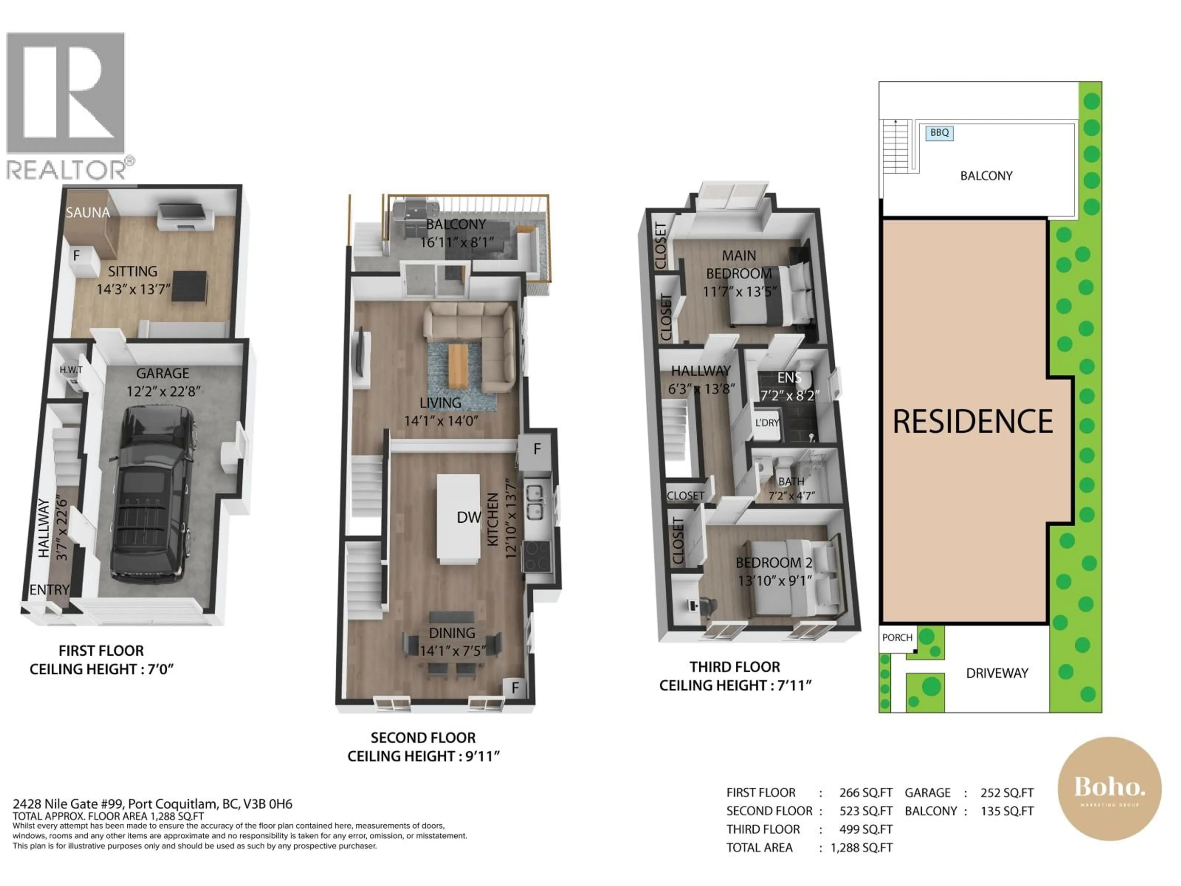 Floor plan for 99 - 2428 NILE GATE, Port Coquitlam British Columbia V3B0H6