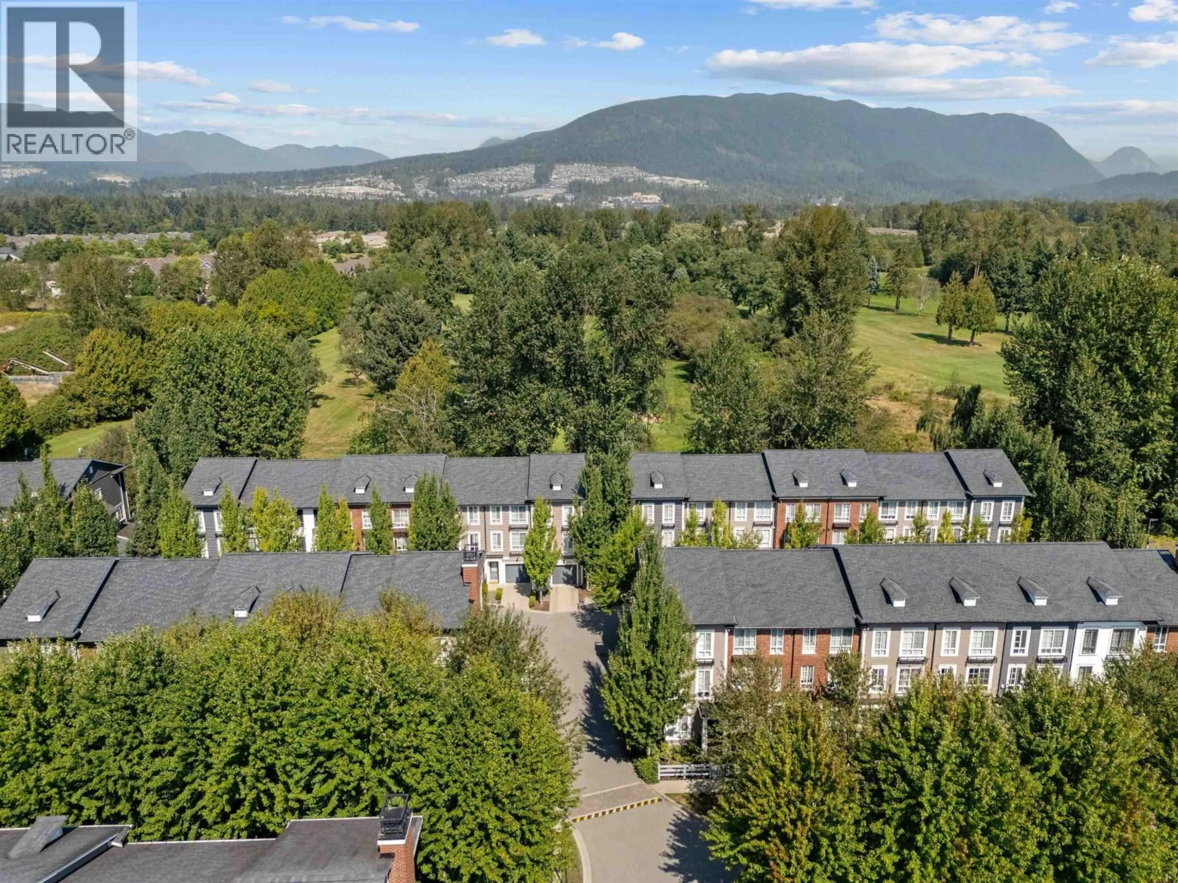 A pic from outside/outdoor area/front of a property/back of a property/a pic from drone, mountain view for 99 - 2428 NILE GATE, Port Coquitlam British Columbia V3B0H6