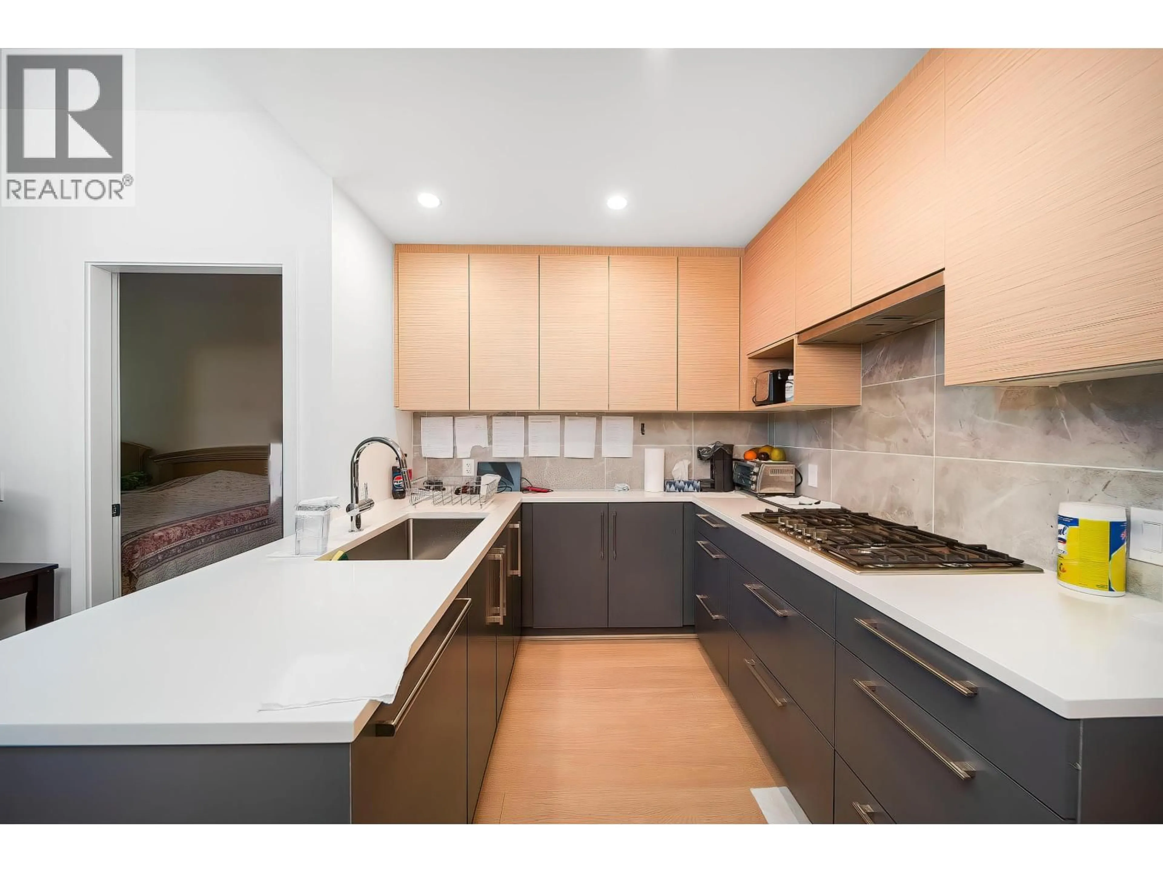Contemporary kitchen, ceramic/tile floor for 505 - 8888 OSLER STREET, Vancouver British Columbia V6P4G2