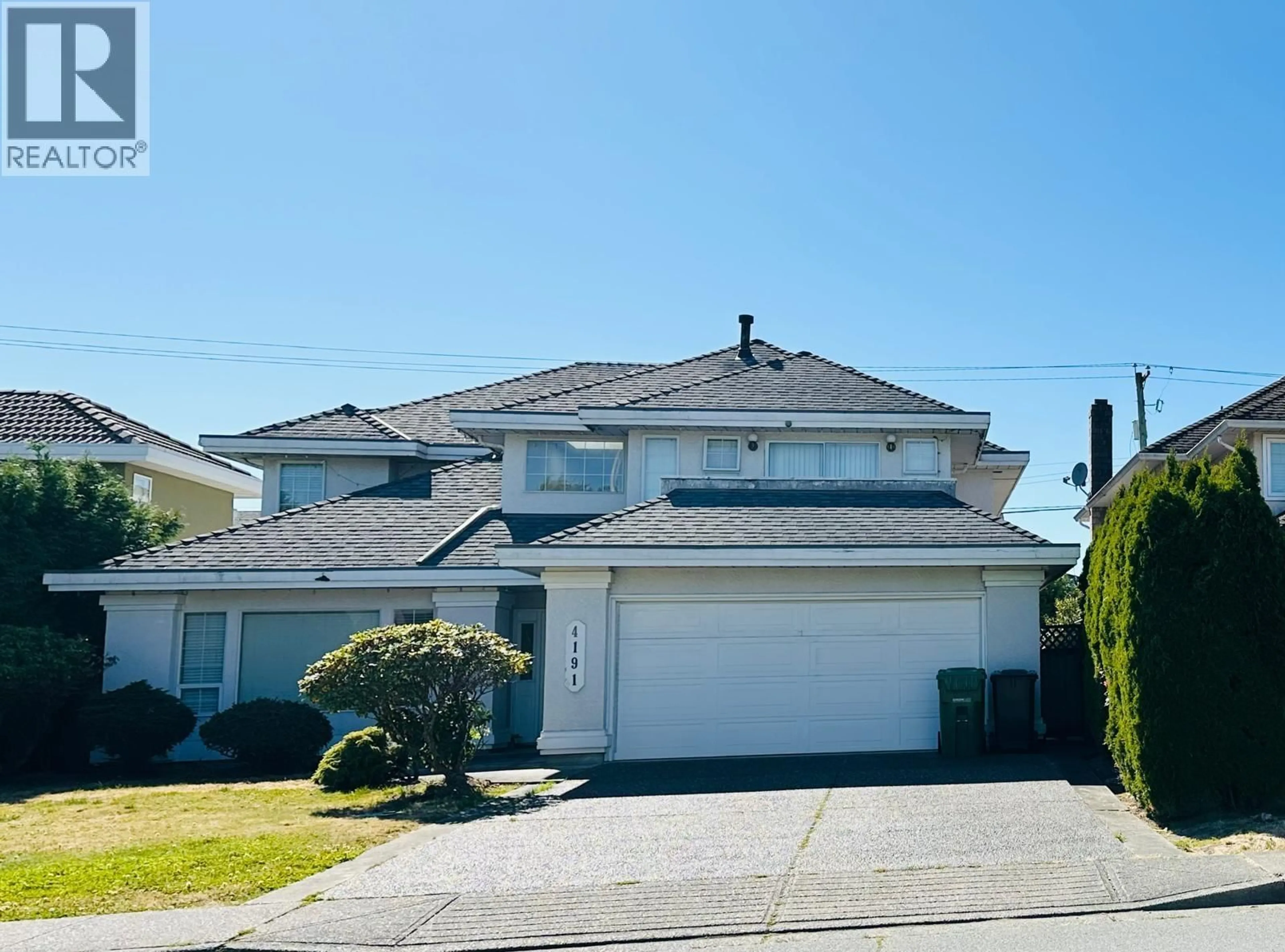 A pic from outside/outdoor area/front of a property/back of a property/a pic from drone, street for 4191 FISHER DRIVE, Richmond British Columbia V6X3S4