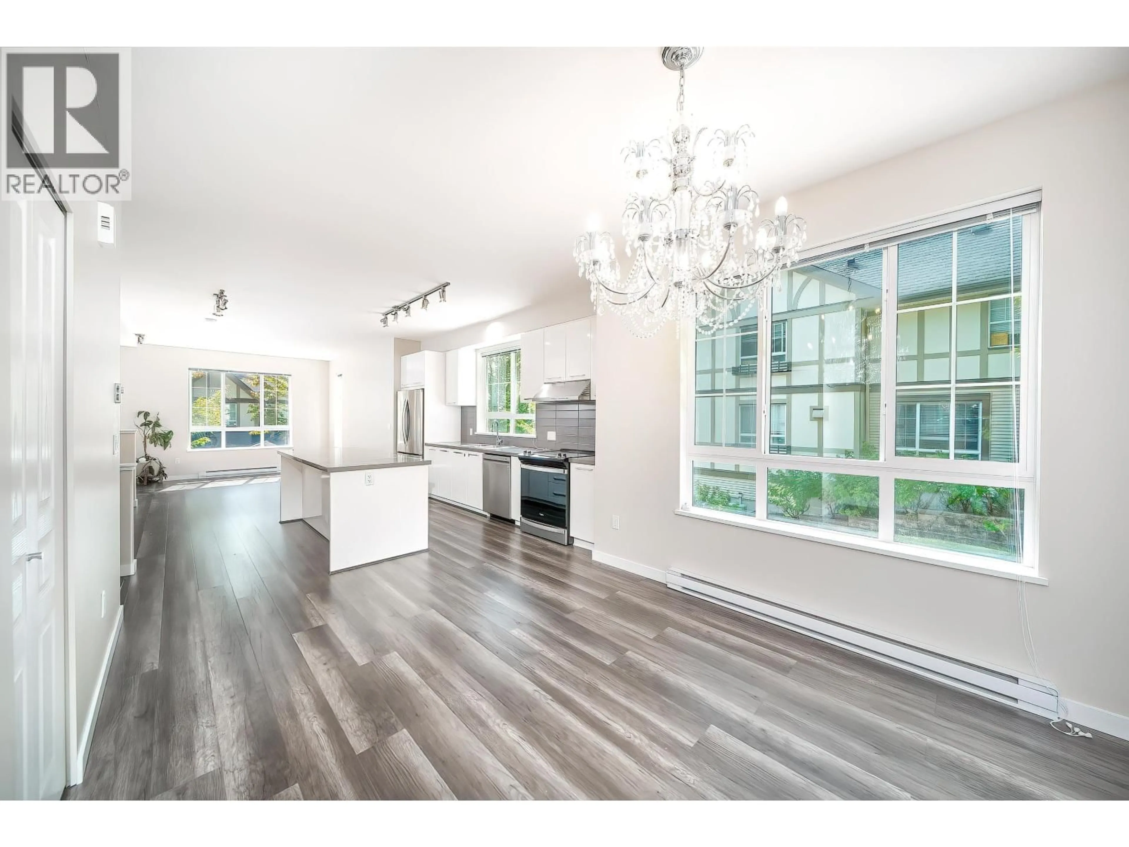 Open concept kitchen, wood/laminate floor for 11 - 1338 HAMES CRESCENT, Coquitlam British Columbia V3E0J2