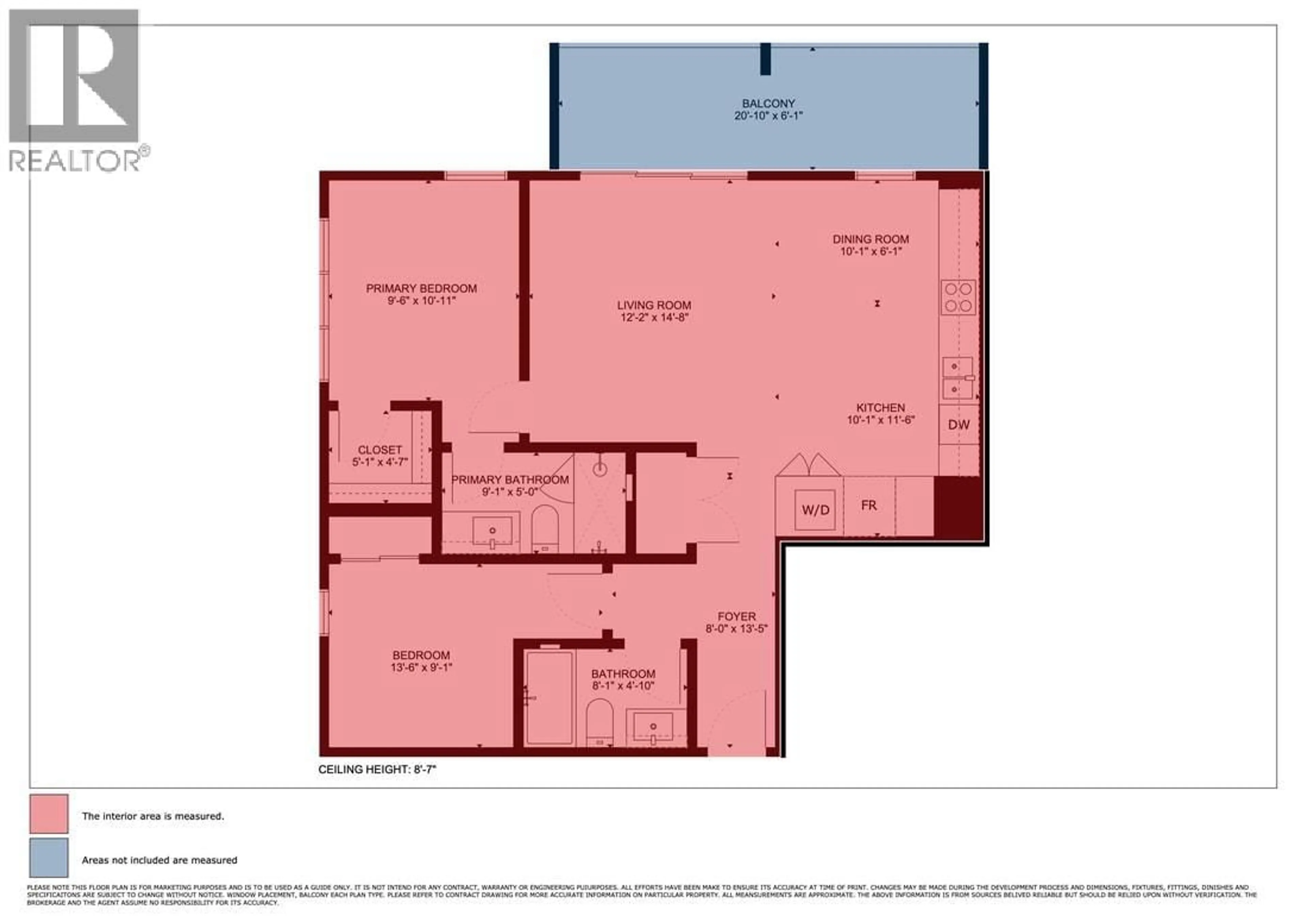 Floor plan for 209 - 9580 TOWER ROAD, Burnaby British Columbia V5A0G5