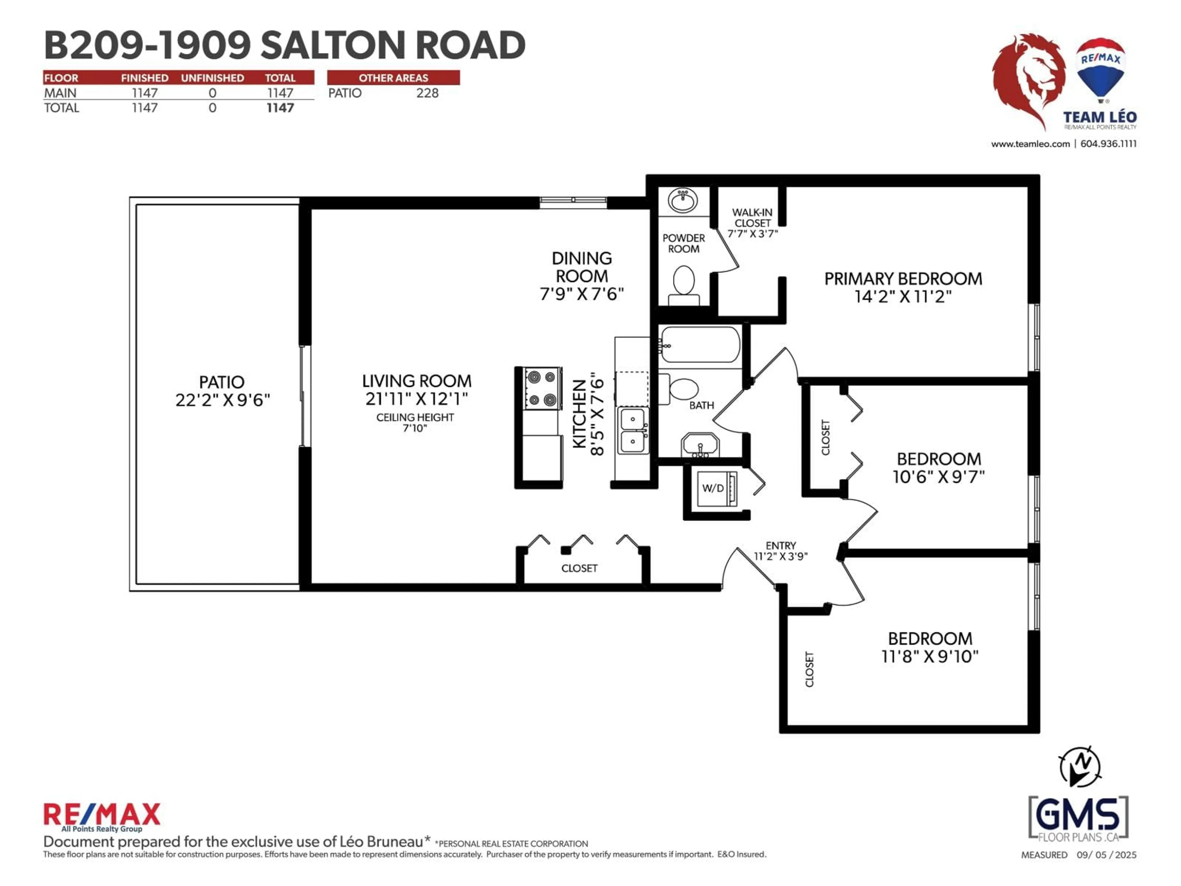 Floor plan for B209 - 1909 SALTON, Abbotsford British Columbia V2S5B6