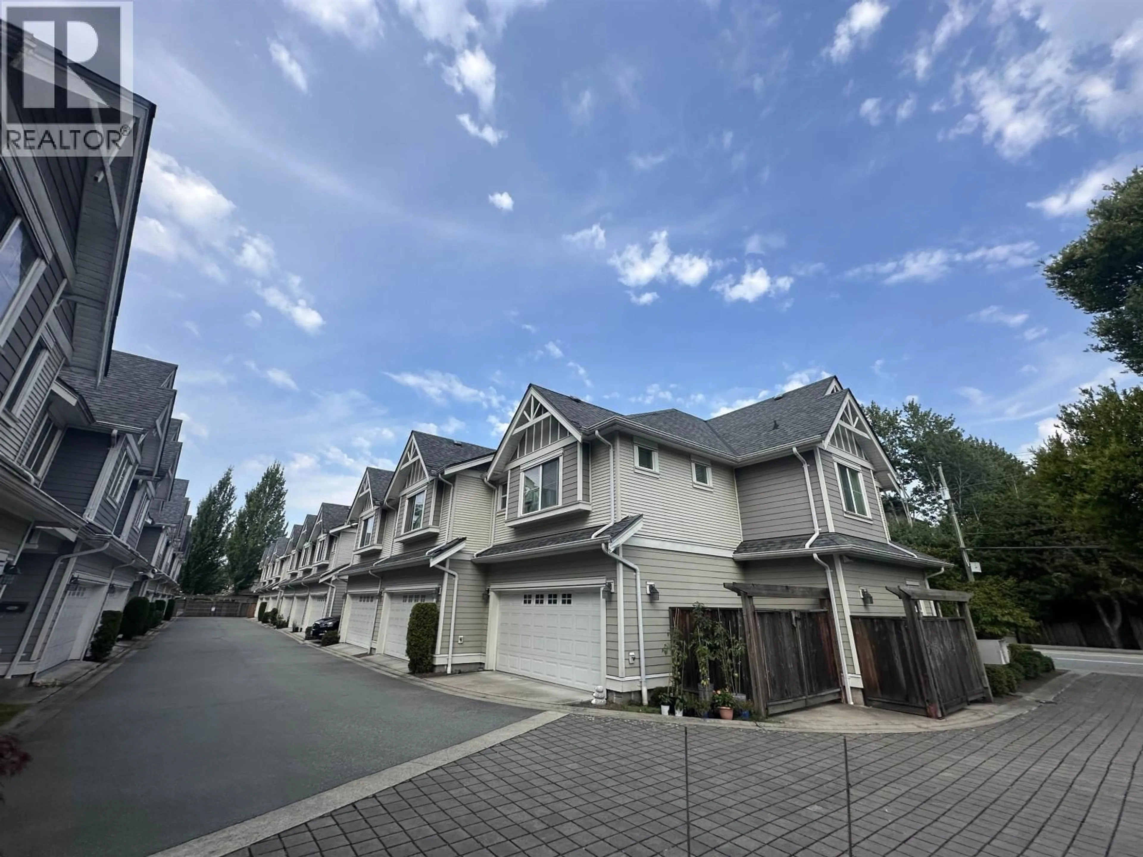 A pic from outside/outdoor area/front of a property/back of a property/a pic from drone, street for 3 - 8200 BLUNDELL ROAD, Richmond British Columbia V6Y1J8