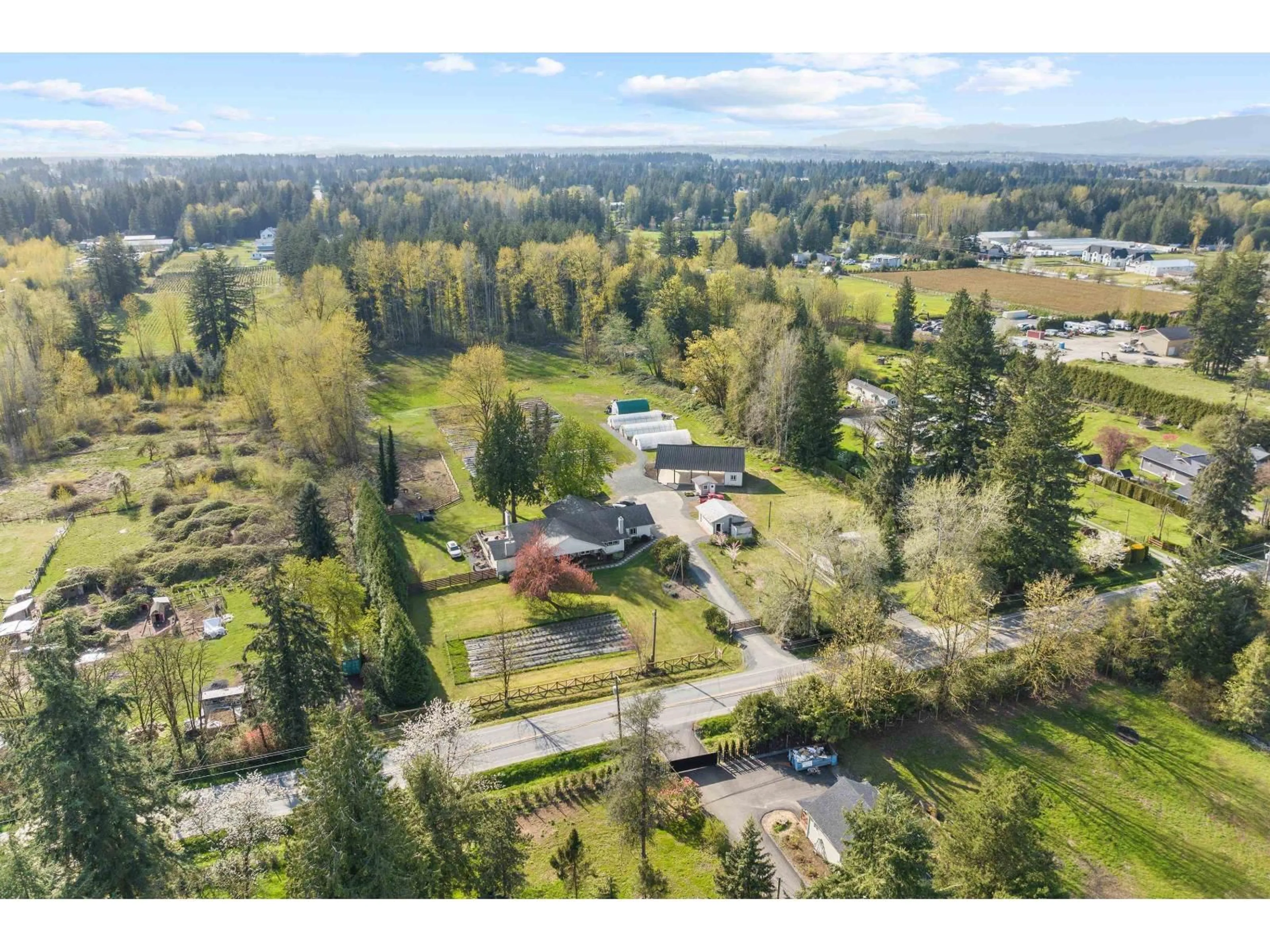 A pic from outside/outdoor area/front of a property/back of a property/a pic from drone, unknown for 5441 256, Langley British Columbia V4W1E7