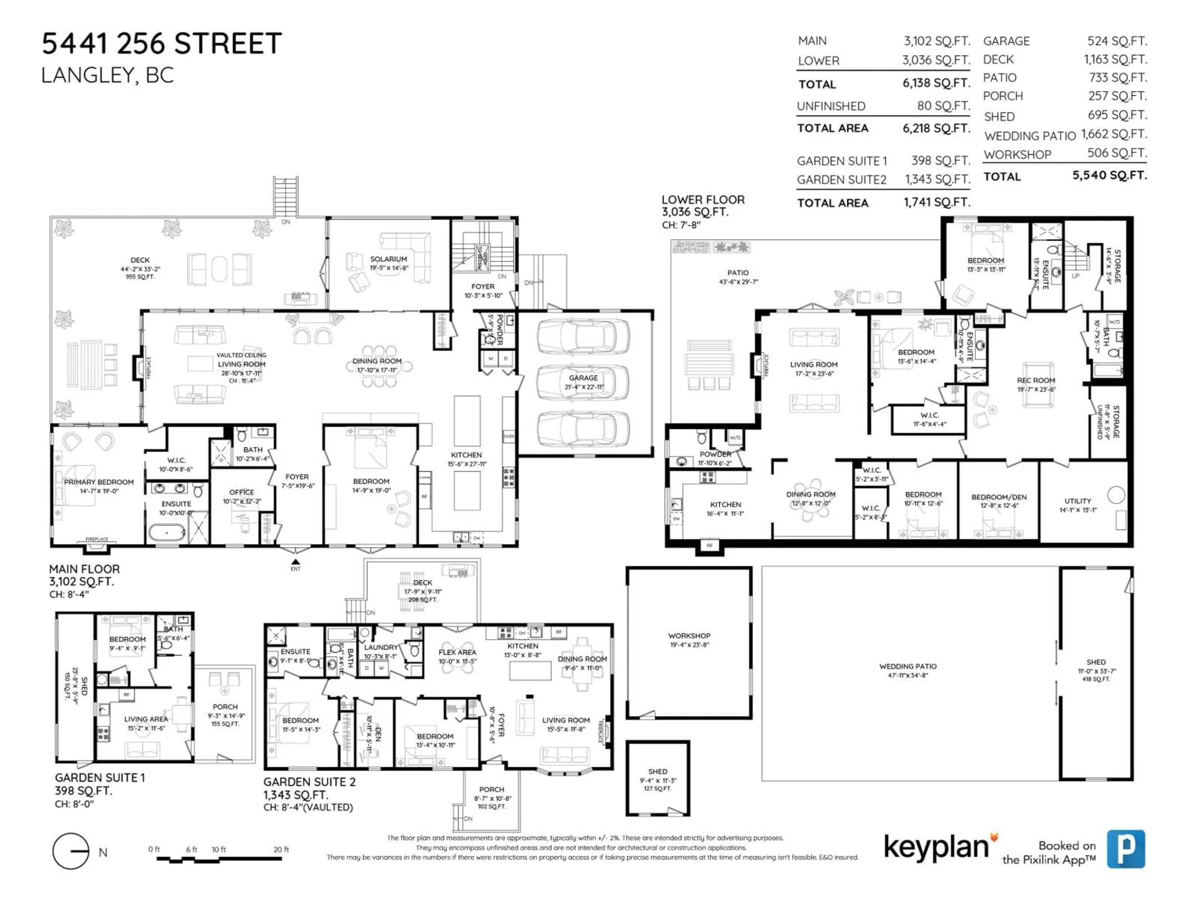 Floor plan for 5441 256, Langley British Columbia V4W1E7