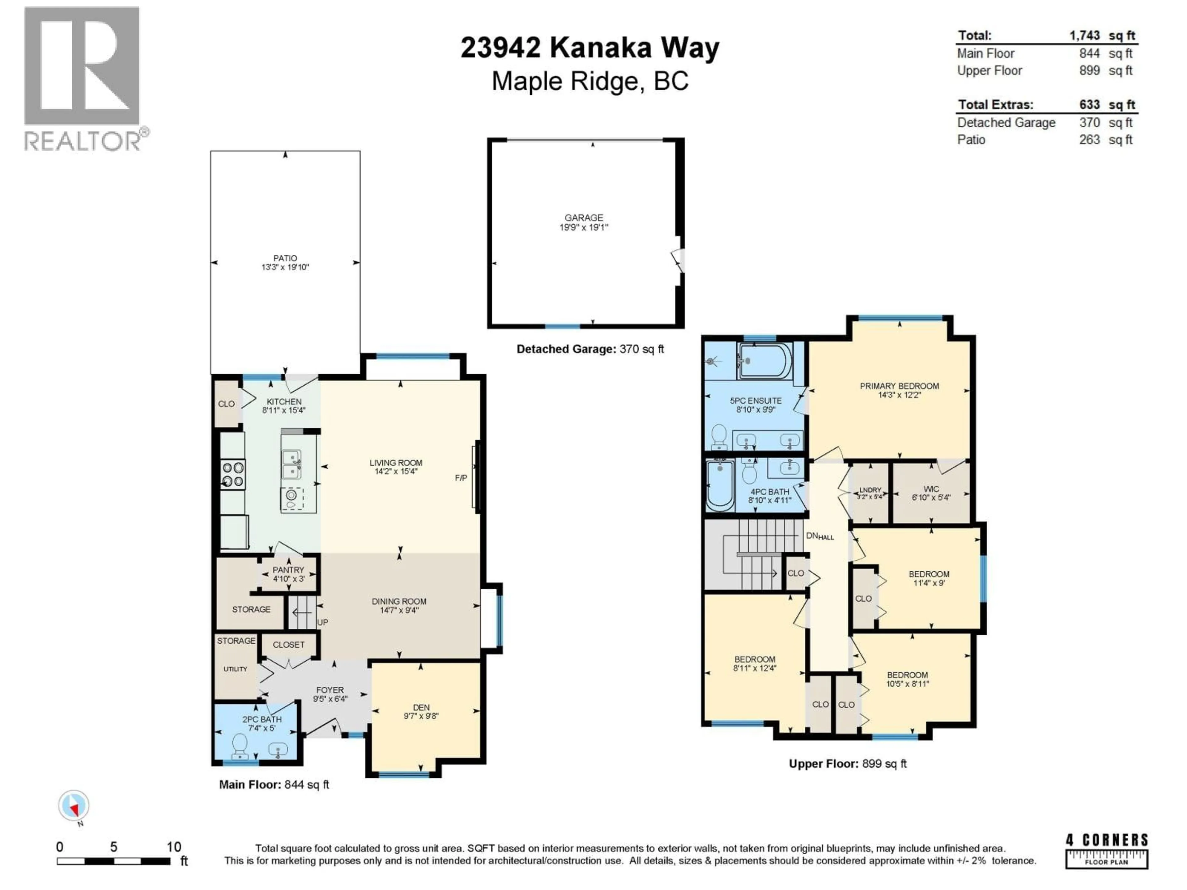 Floor plan for 23942 KANAKA WAY, Maple Ridge British Columbia V2W0H7
