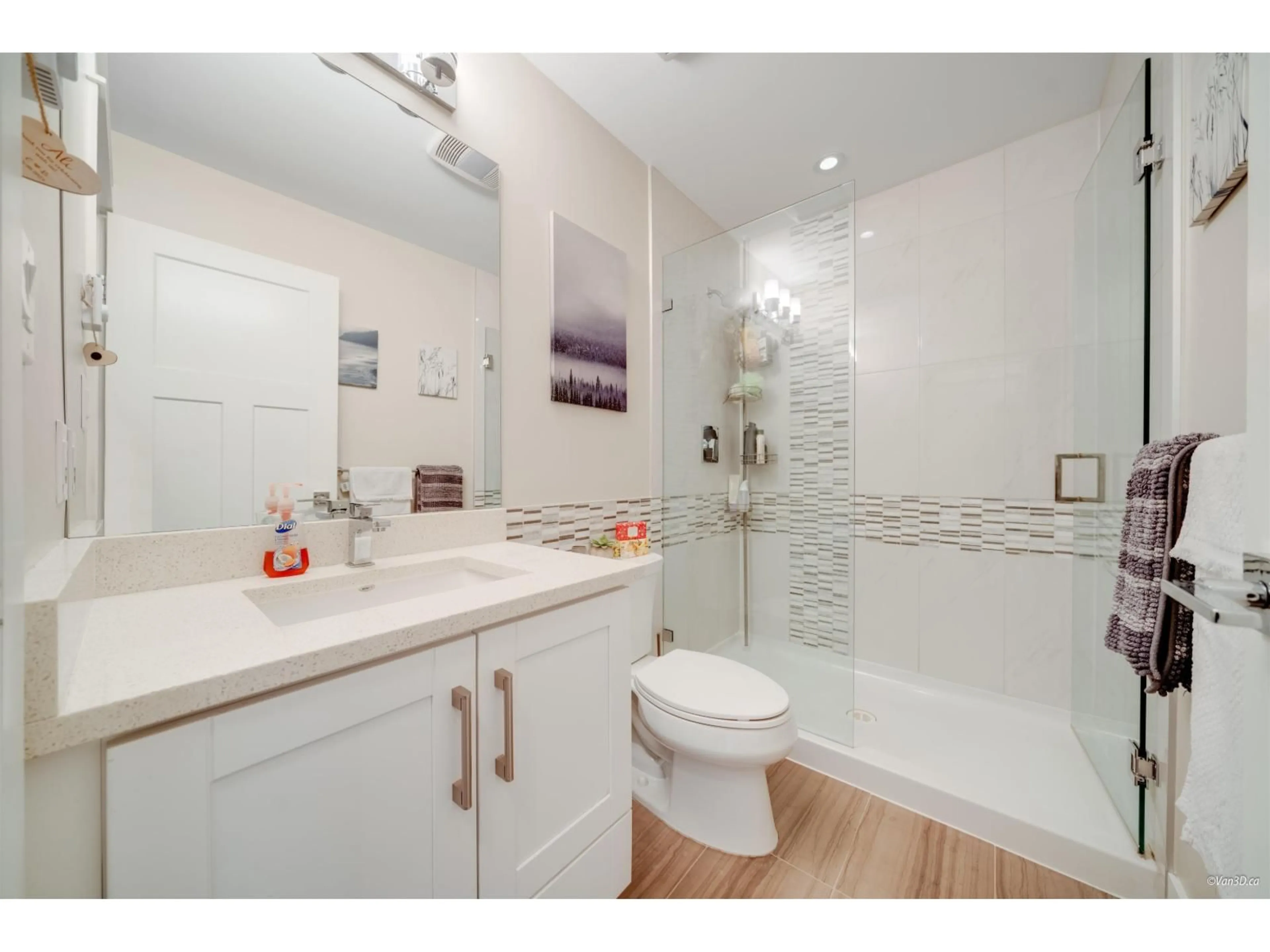 Standard bathroom, ceramic/tile floor for 214 - 5020 221A, Langley British Columbia V2Y0V5