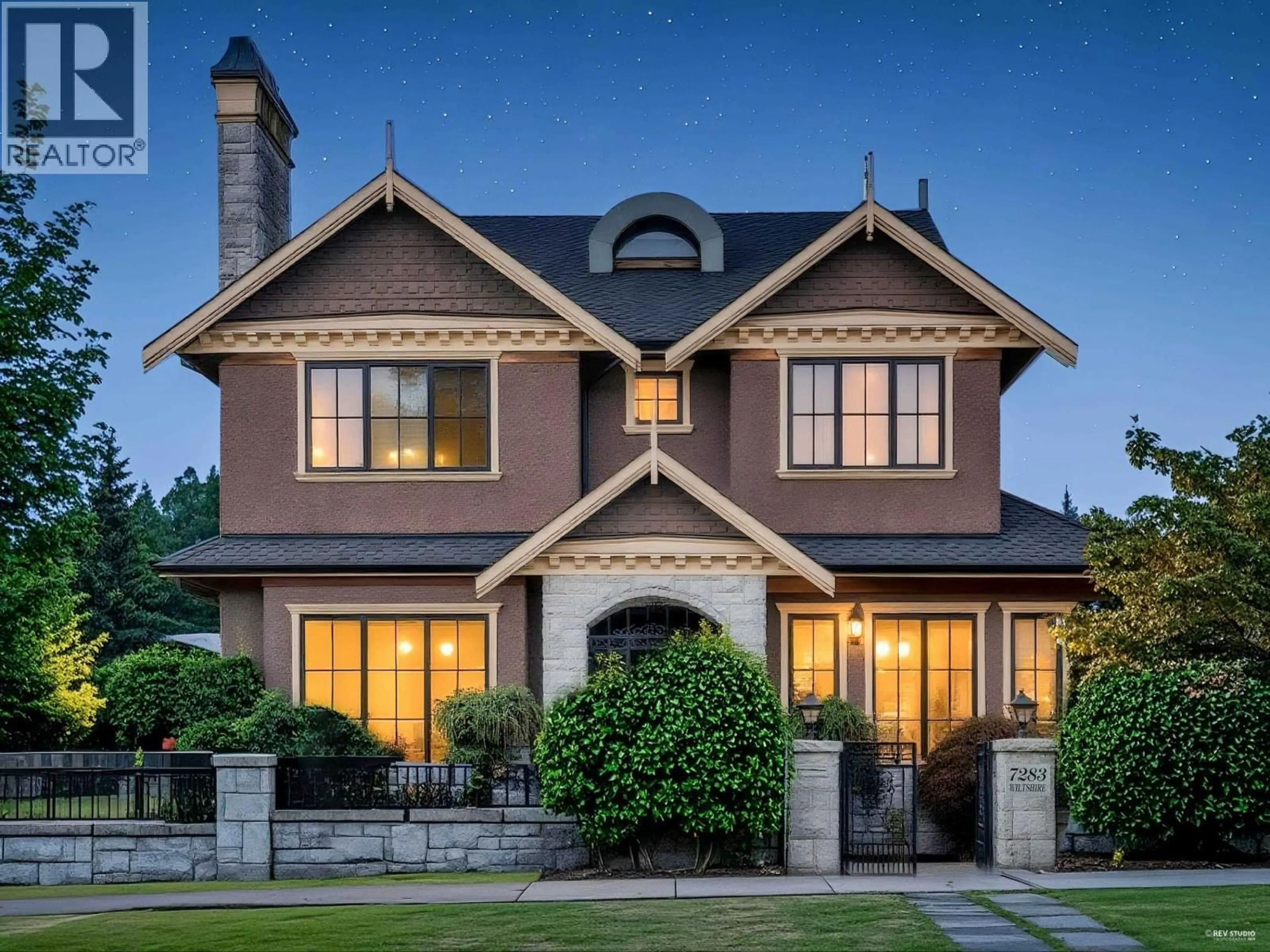 Home with brick exterior material, street for 7283 WILTSHIRE STREET, Vancouver British Columbia V6P5H4