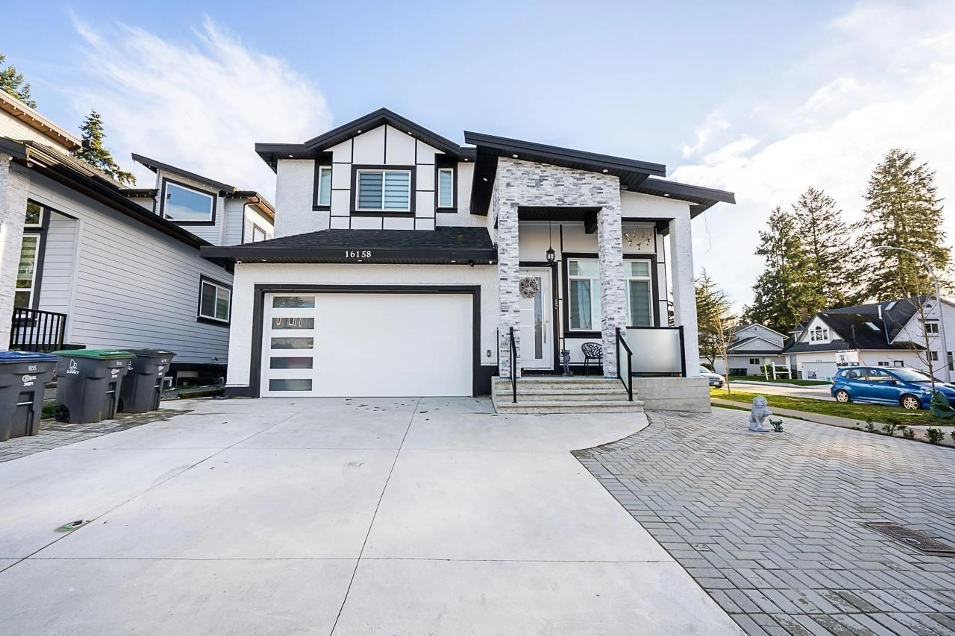 Home with vinyl exterior material, street for 16158 96B, Surrey British Columbia V4N5X2