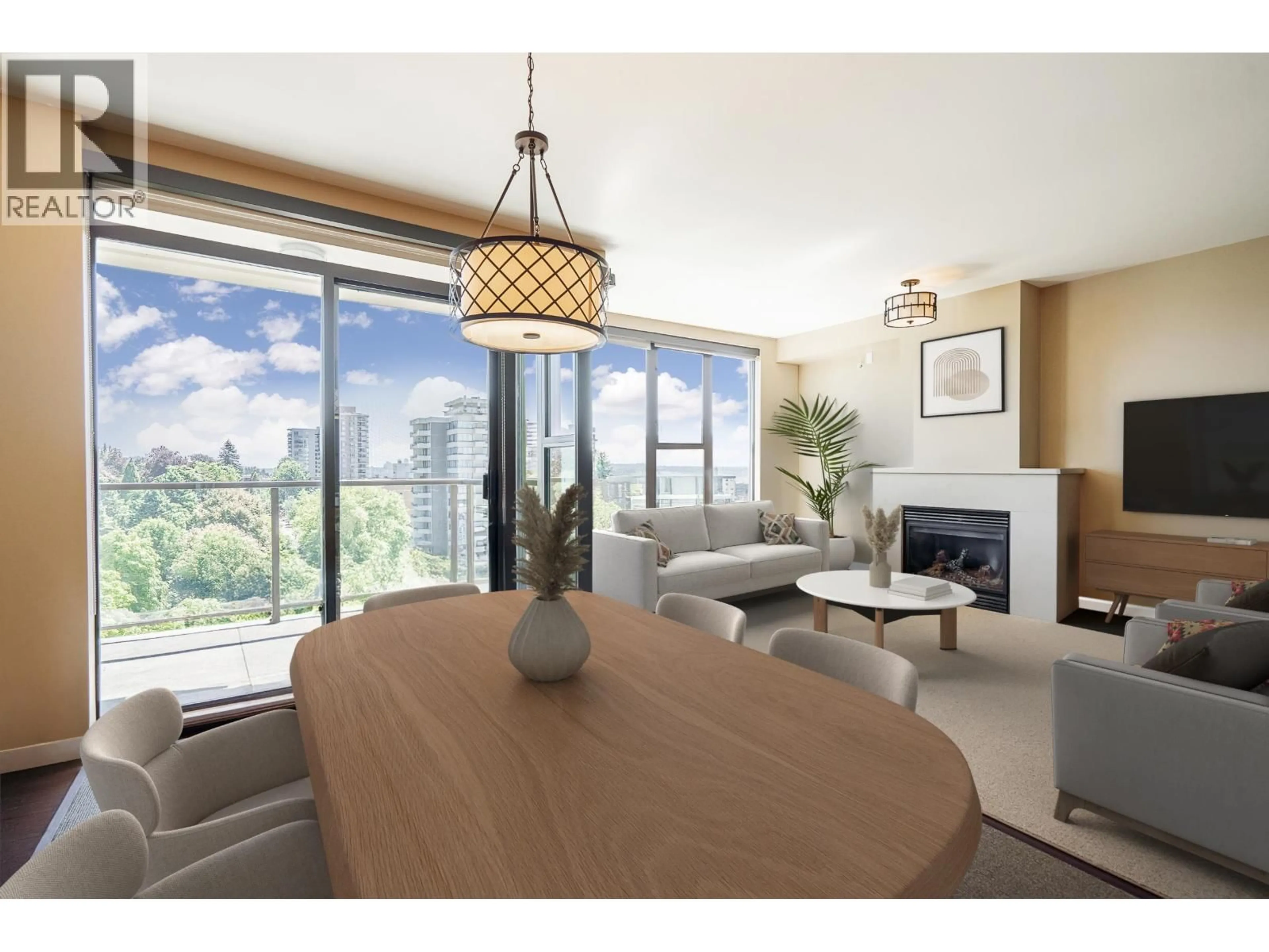Living room with furniture, wood/laminate floor for PH3 - 683 VICTORIA PARK, North Vancouver British Columbia V7M0A2