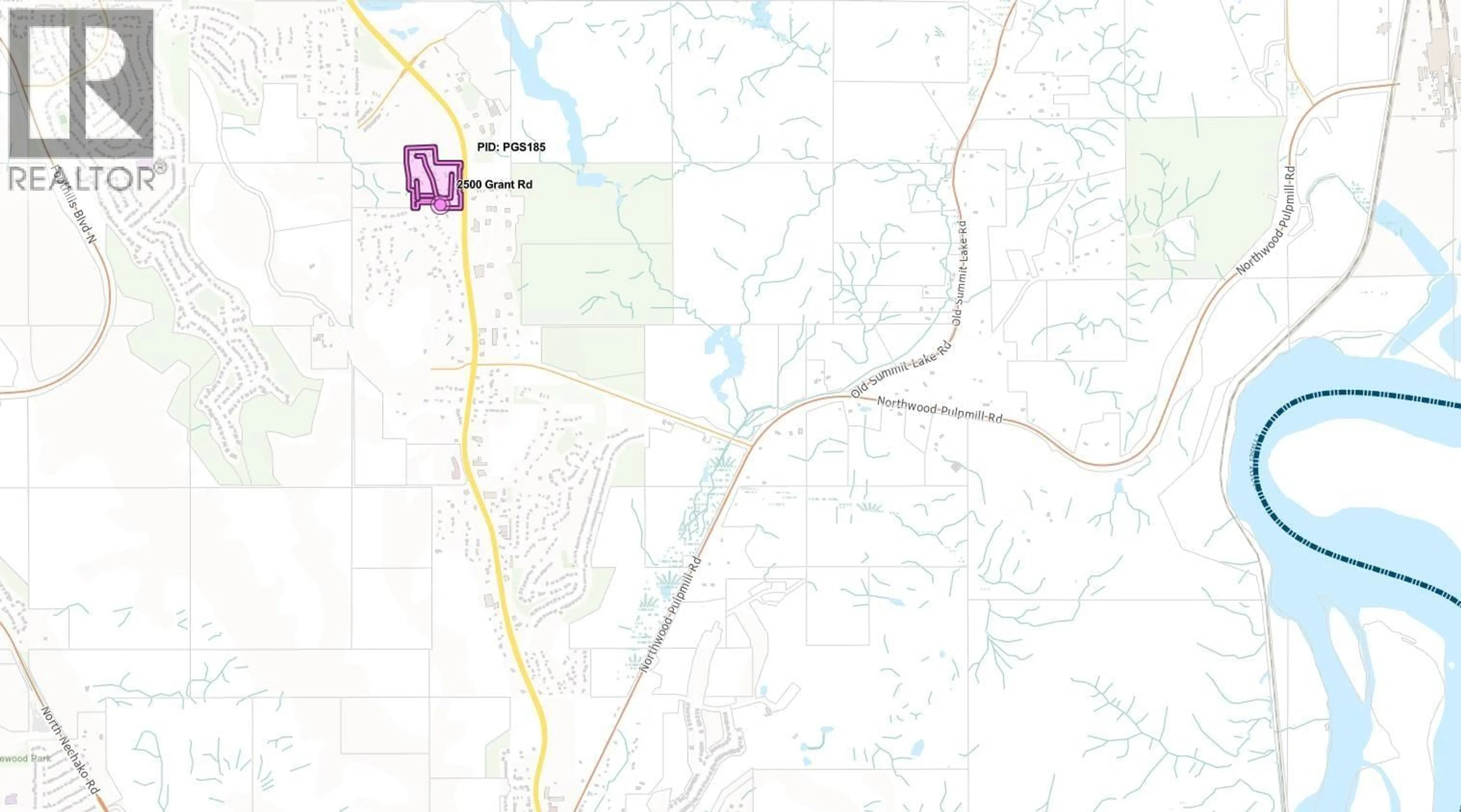 Picture of a map for 143 - 2500 GRANT ROAD, Prince George British Columbia V2K4X9