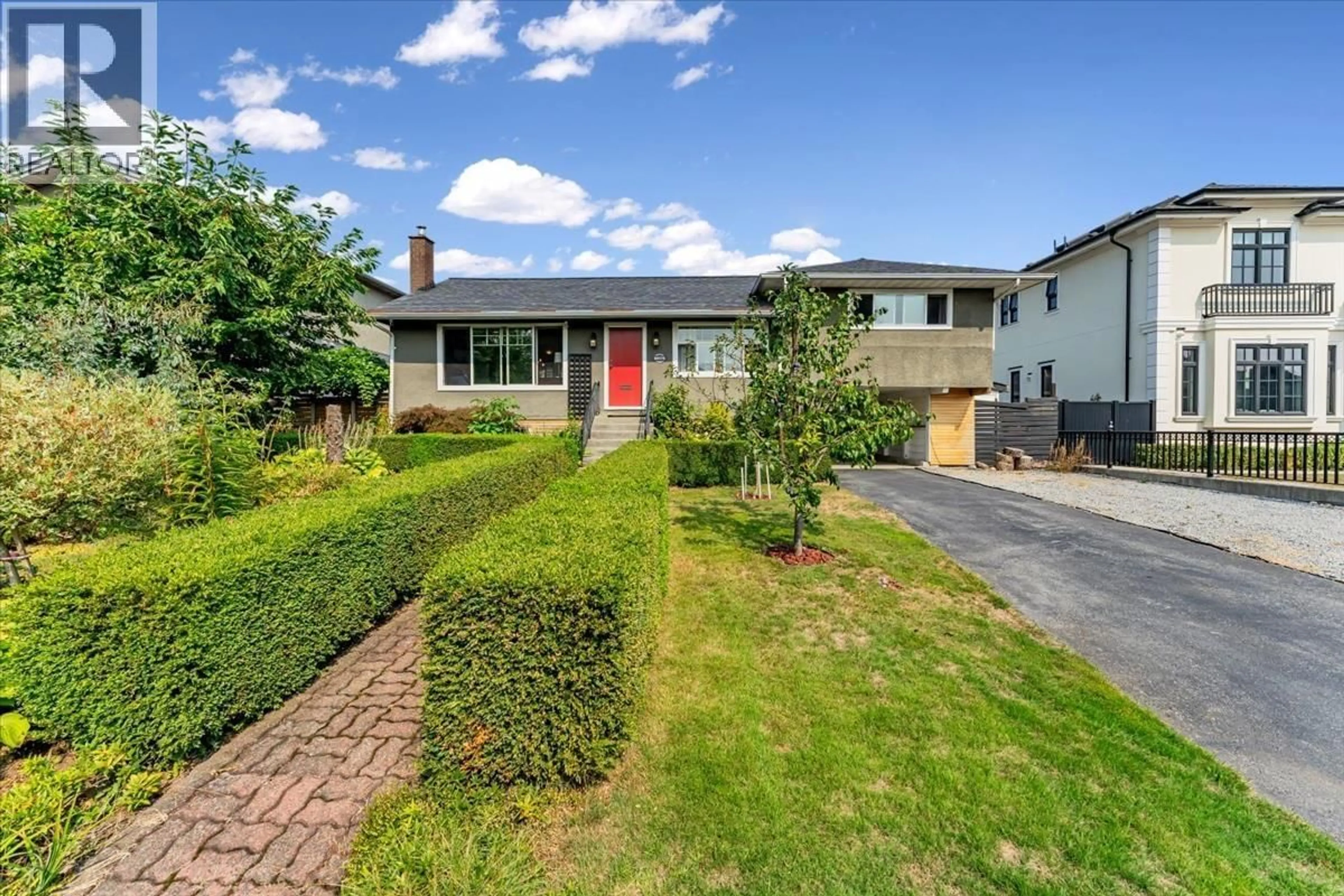 Home with brick exterior material, street for 6575 CHARLES STREET, Burnaby British Columbia V5B2H2
