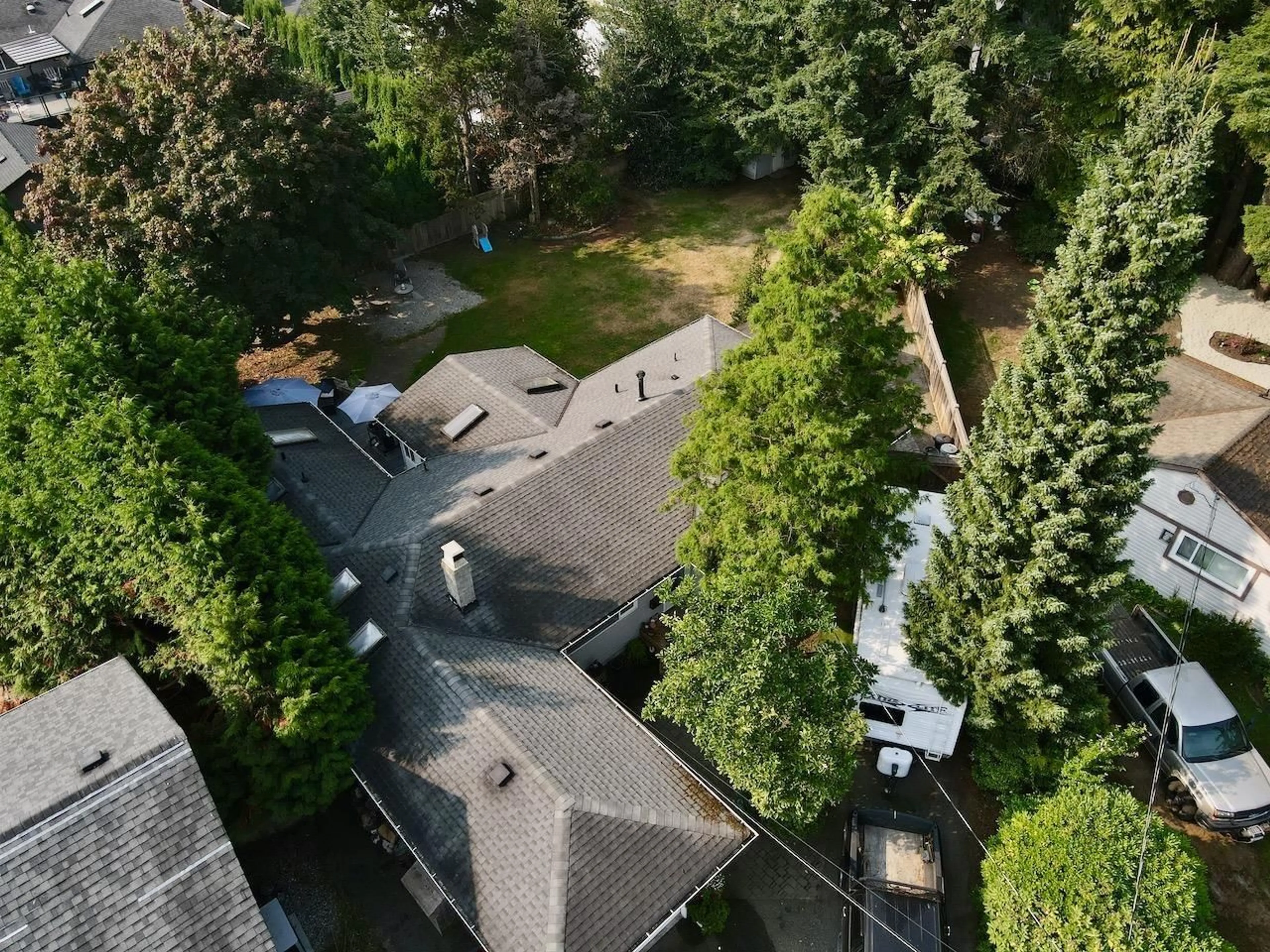 A pic from outside/outdoor area/front of a property/back of a property/a pic from drone, unknown for 8435 109B, Delta British Columbia V4C4H4