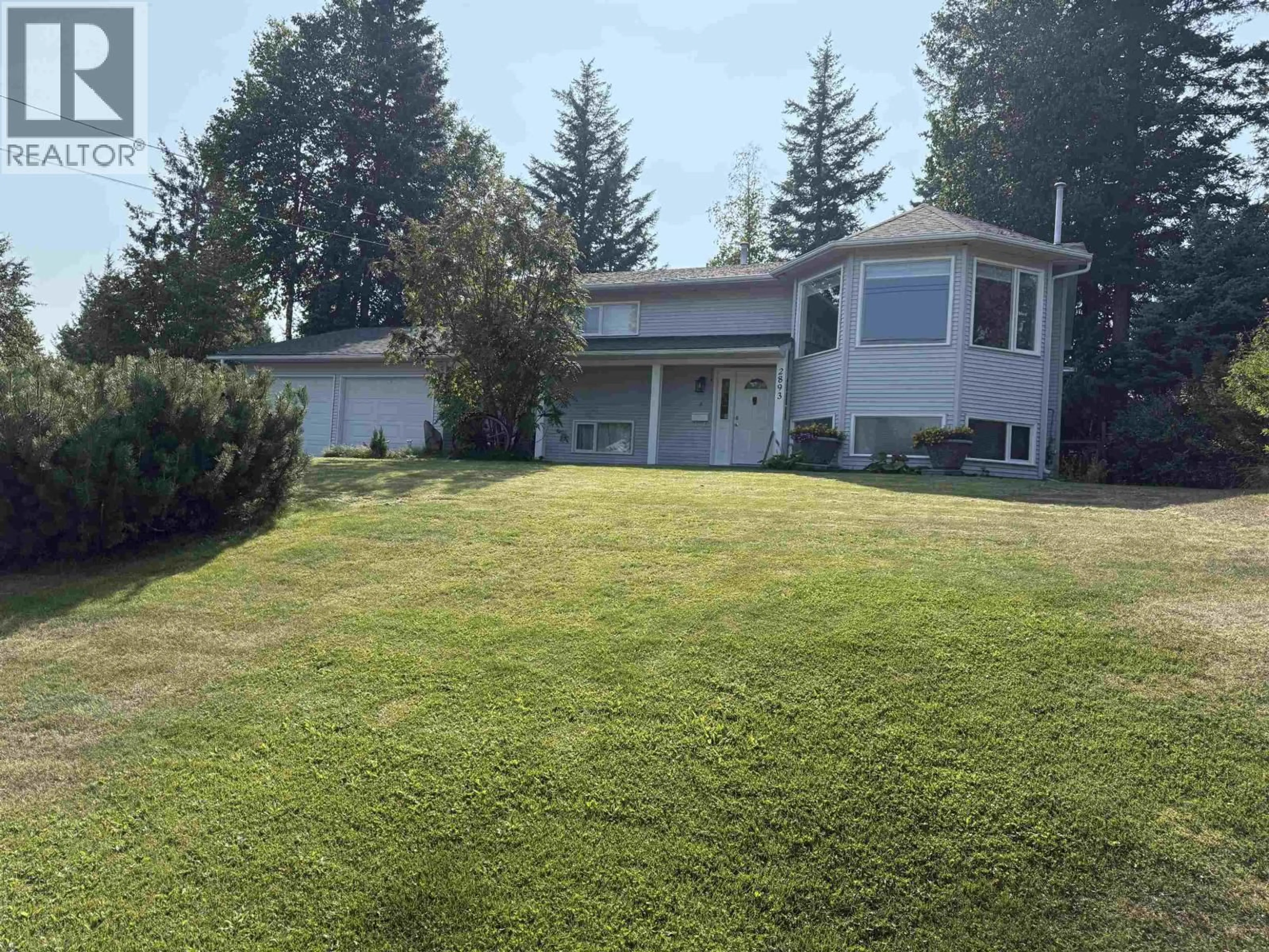 A pic from outside/outdoor area/front of a property/back of a property/a pic from drone, mountain view for 2893 OAKRIDGE CRESCENT, Prince George British Columbia V2K3Y2
