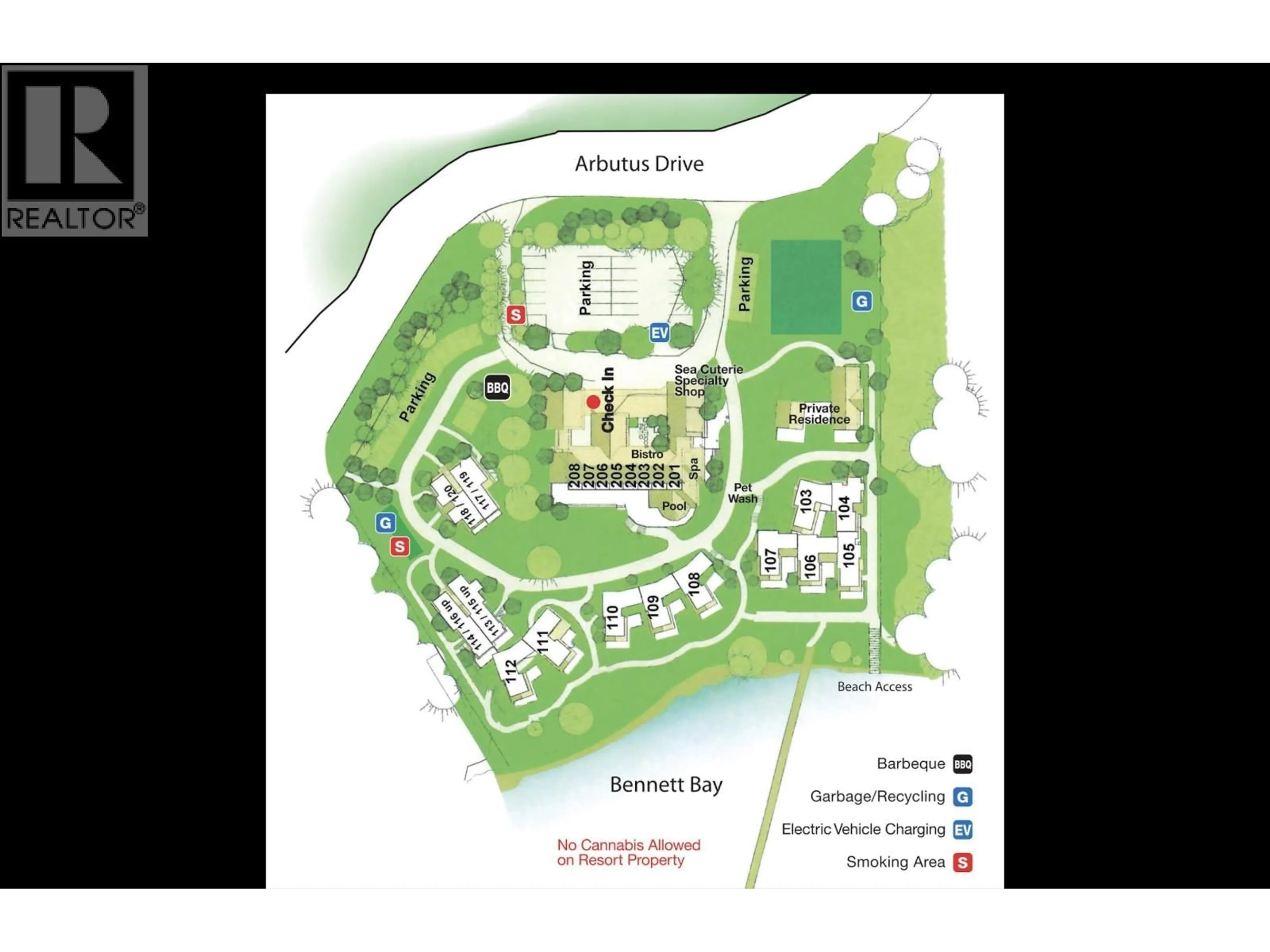 Floor plan for 105A - 494 ARBUTUS DRIVE, Mayne Island British Columbia V0N2J1