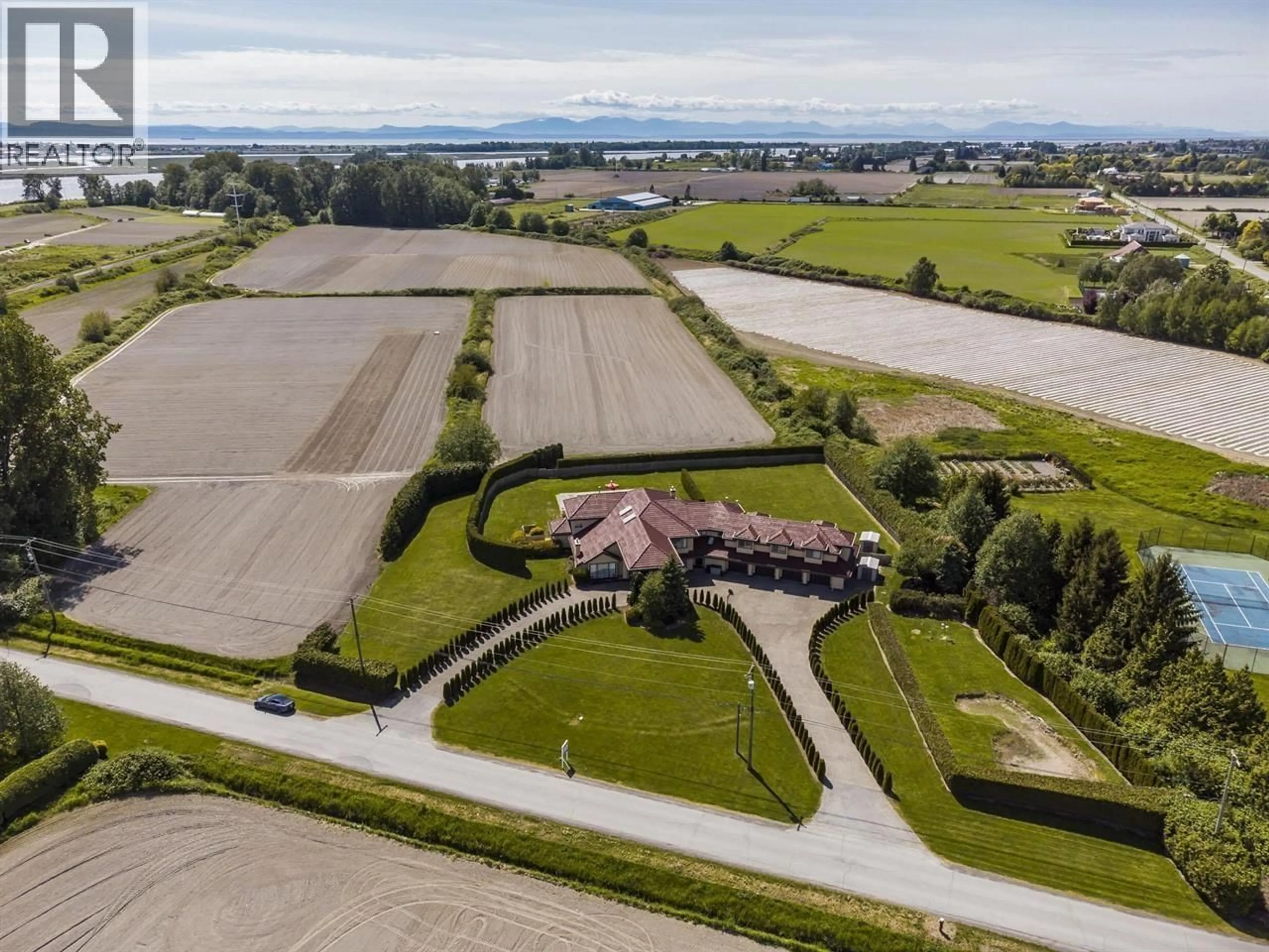 A pic from outside/outdoor area/front of a property/back of a property/a pic from drone, water/lake/river/ocean view for 13251 NO. 4 ROAD, Richmond British Columbia V7A3A2