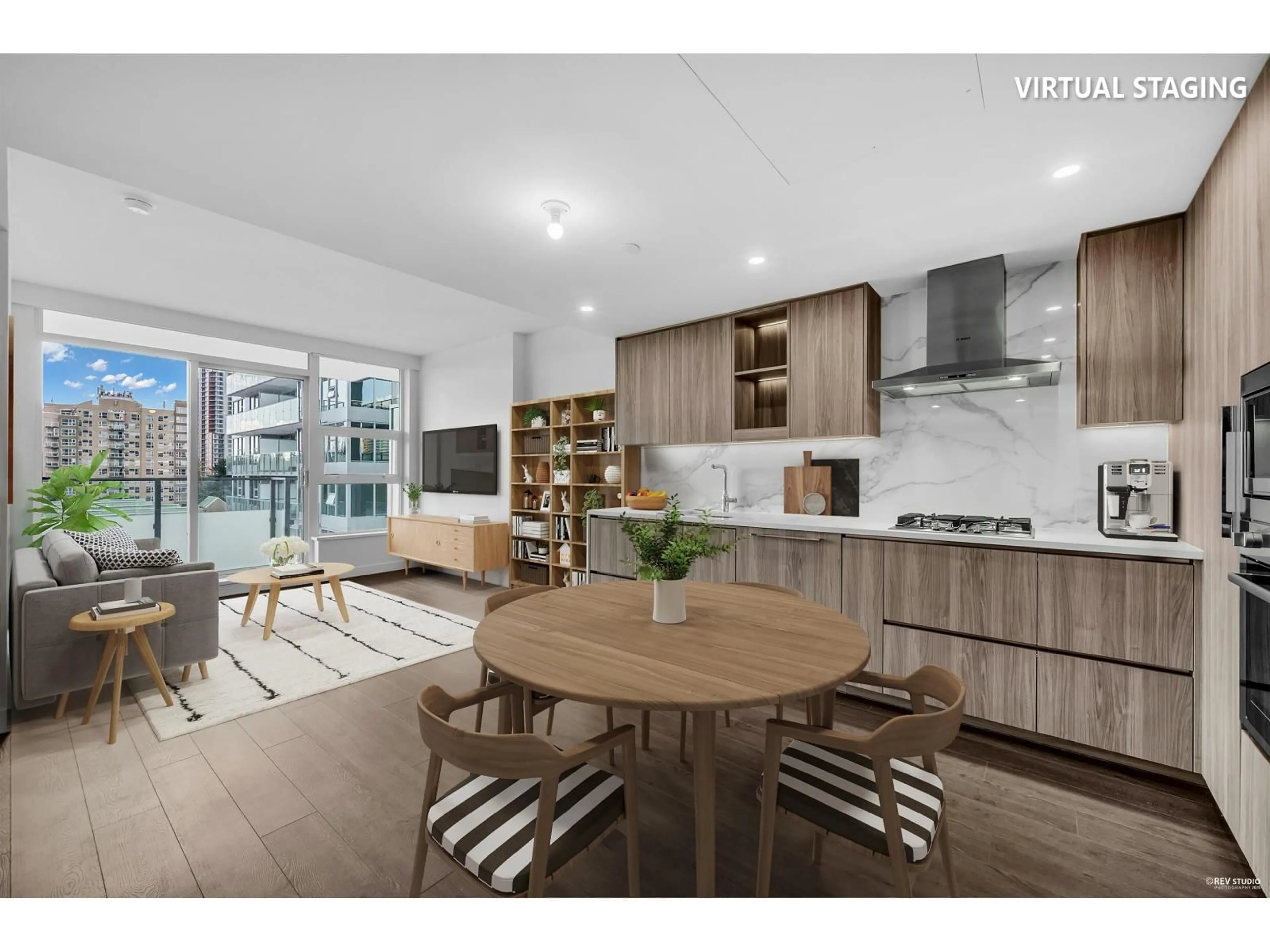 Open concept kitchen, unknown for 805 - 13778 100, Surrey British Columbia V3T0V3