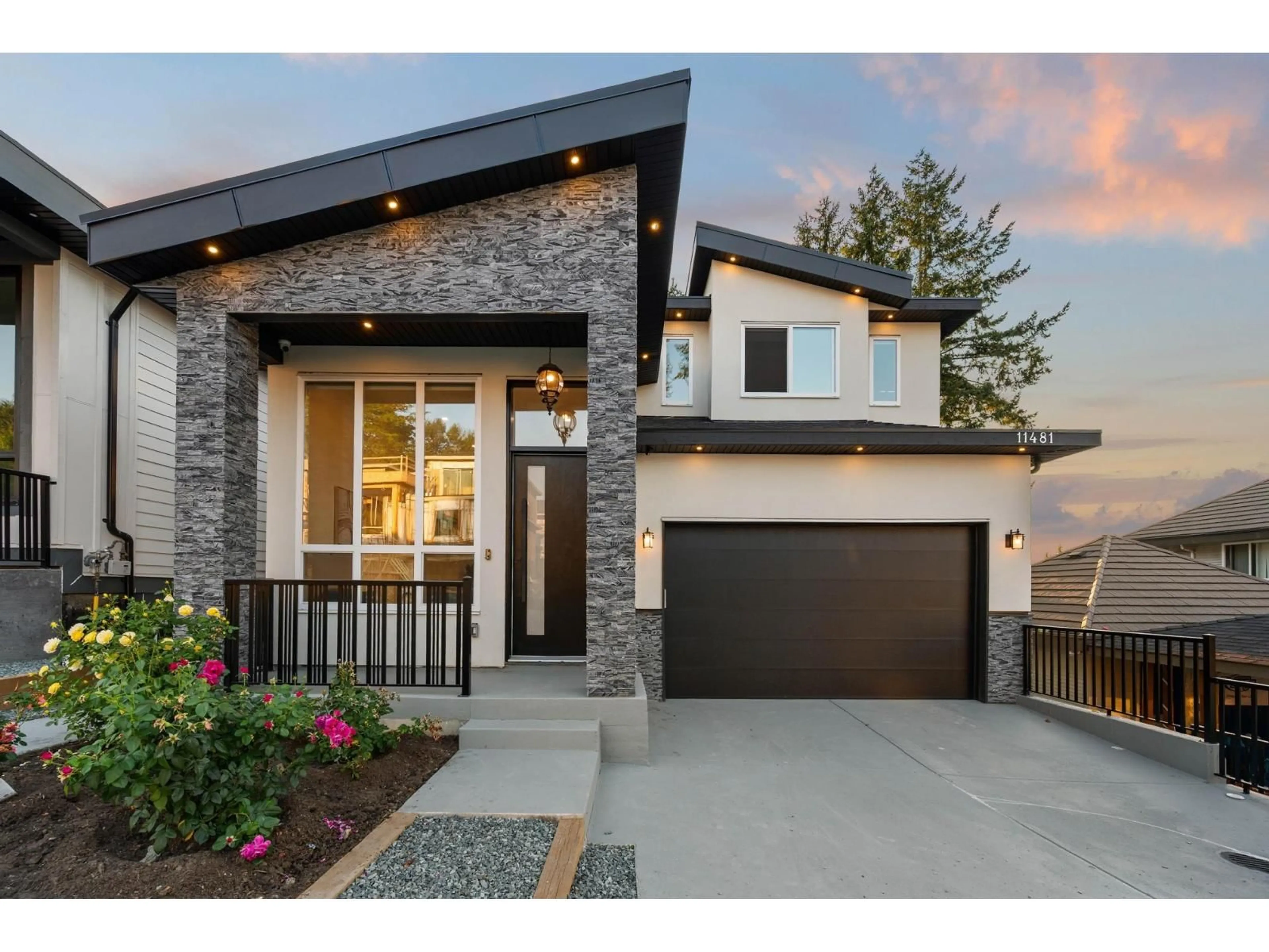 Home with brick exterior material, street for 11481 138A, Surrey British Columbia V3R0J3