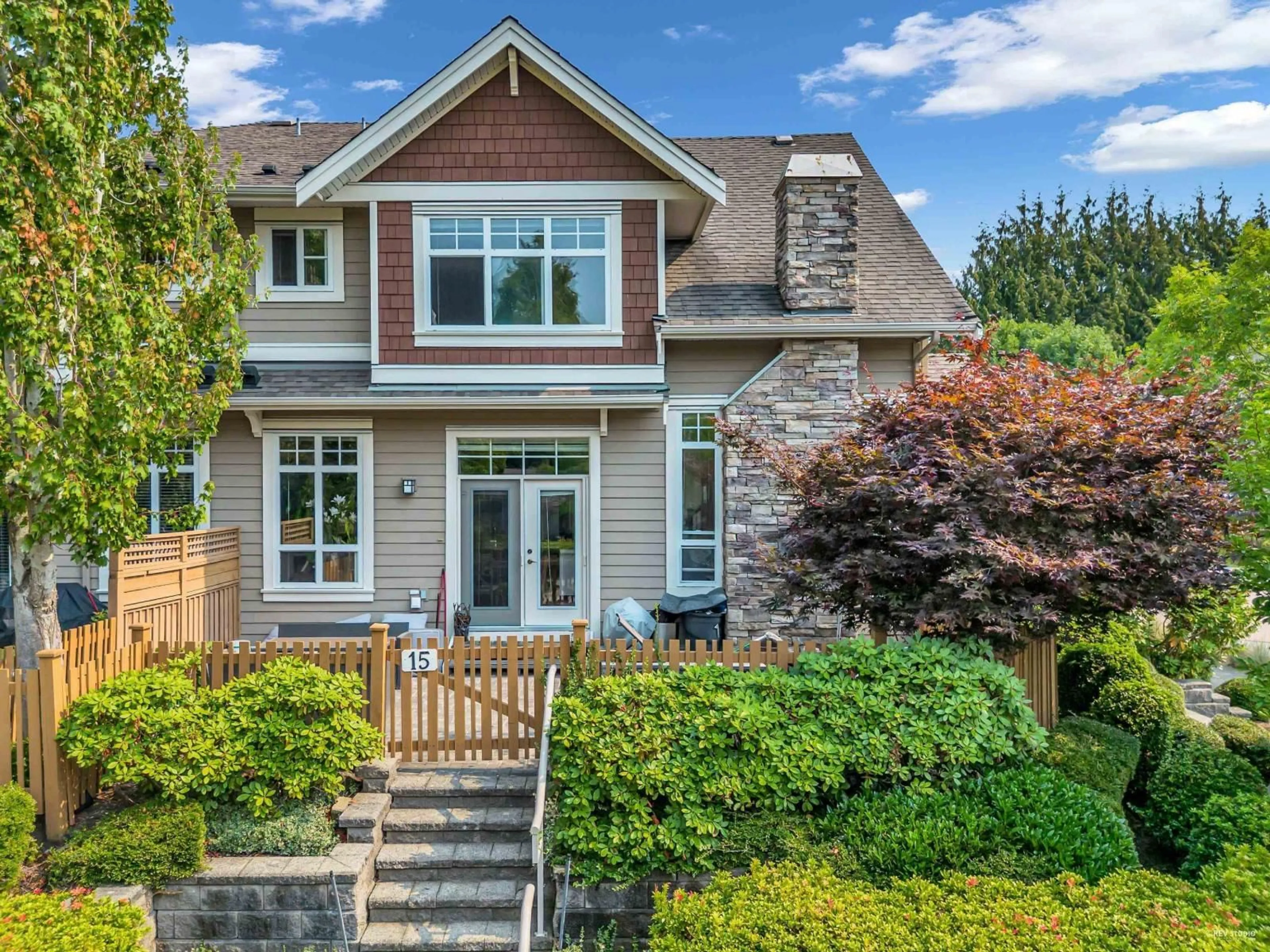 Home with brick exterior material, street for 15 - 2456 163, Surrey British Columbia V3Z8B8