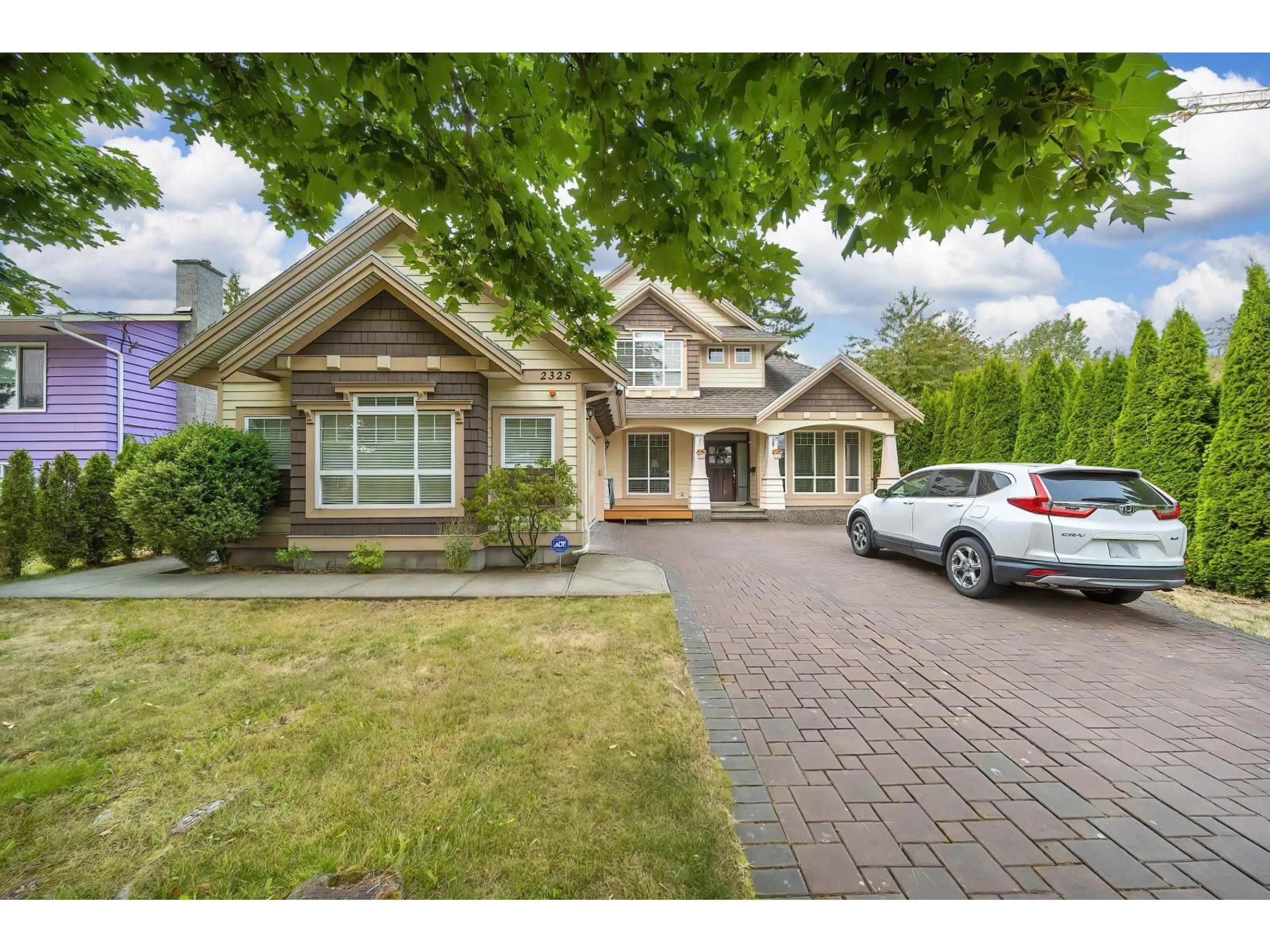 Home with brick exterior material, street for 2325 153, Surrey British Columbia V4A4R3