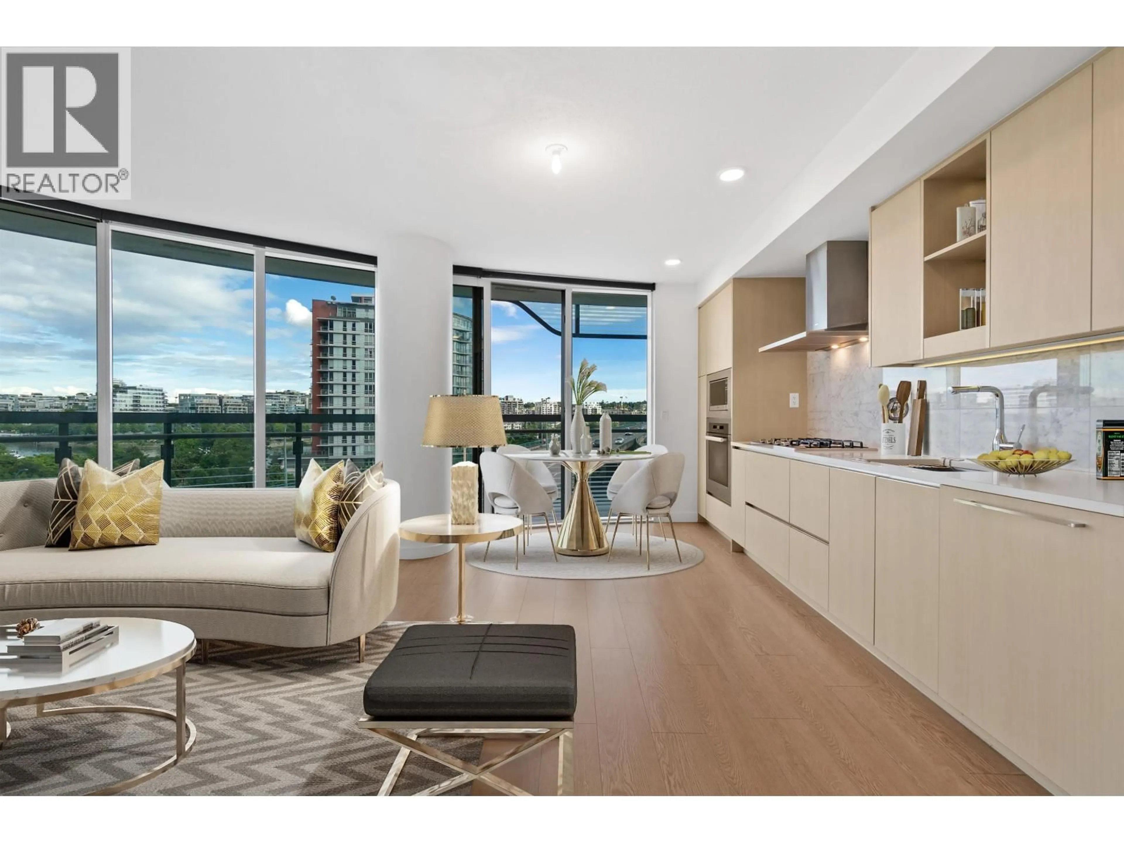 Open concept kitchen, unknown for 684 - 87 NELSON STREET, Vancouver British Columbia V6Z0E8