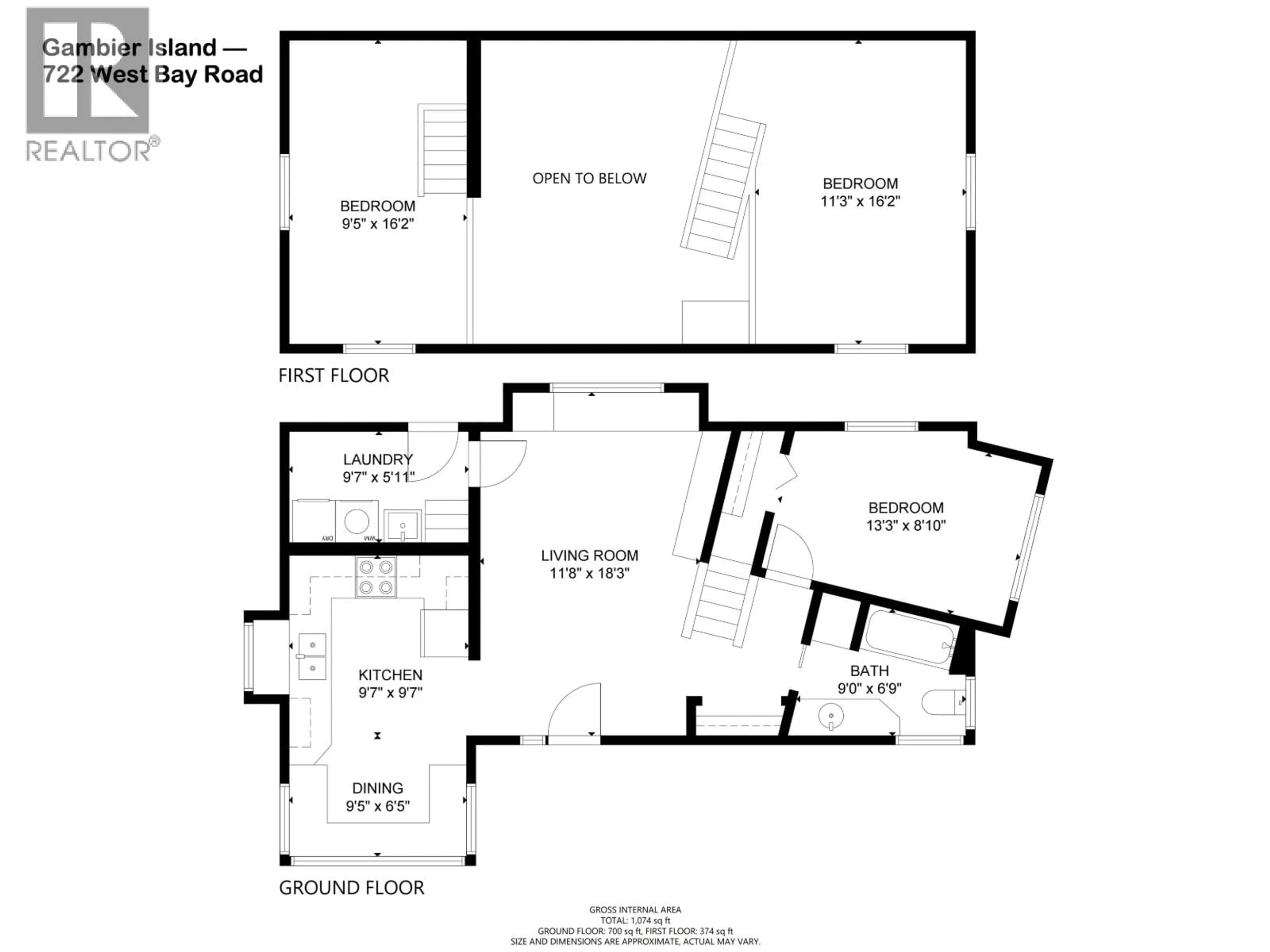 Floor plan for 722 WEST BAY ROAD, Gambier Island British Columbia V0N1V4