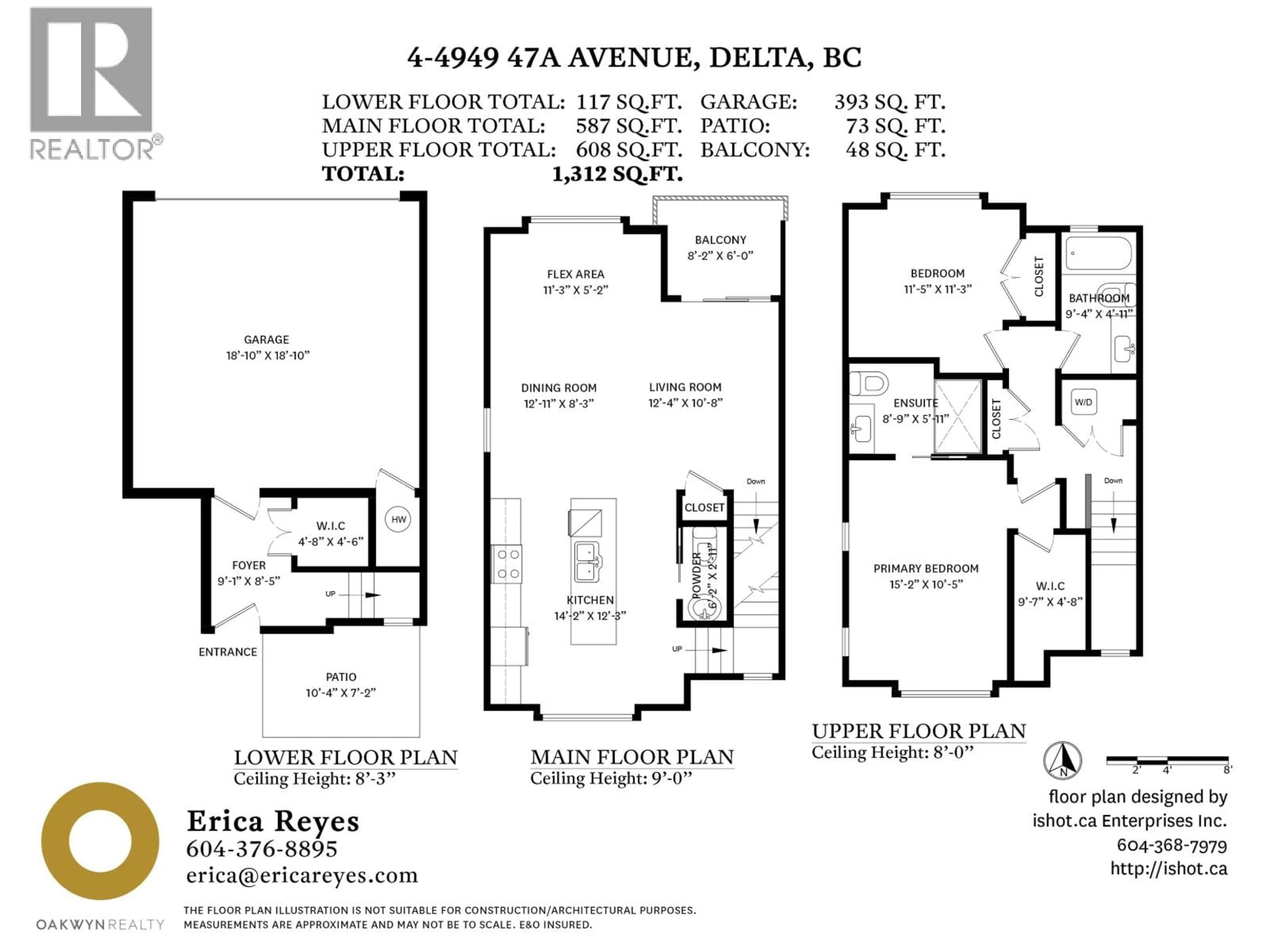 Floor plan for 4 - 4949 47A AVENUE, Delta British Columbia V4K1T6