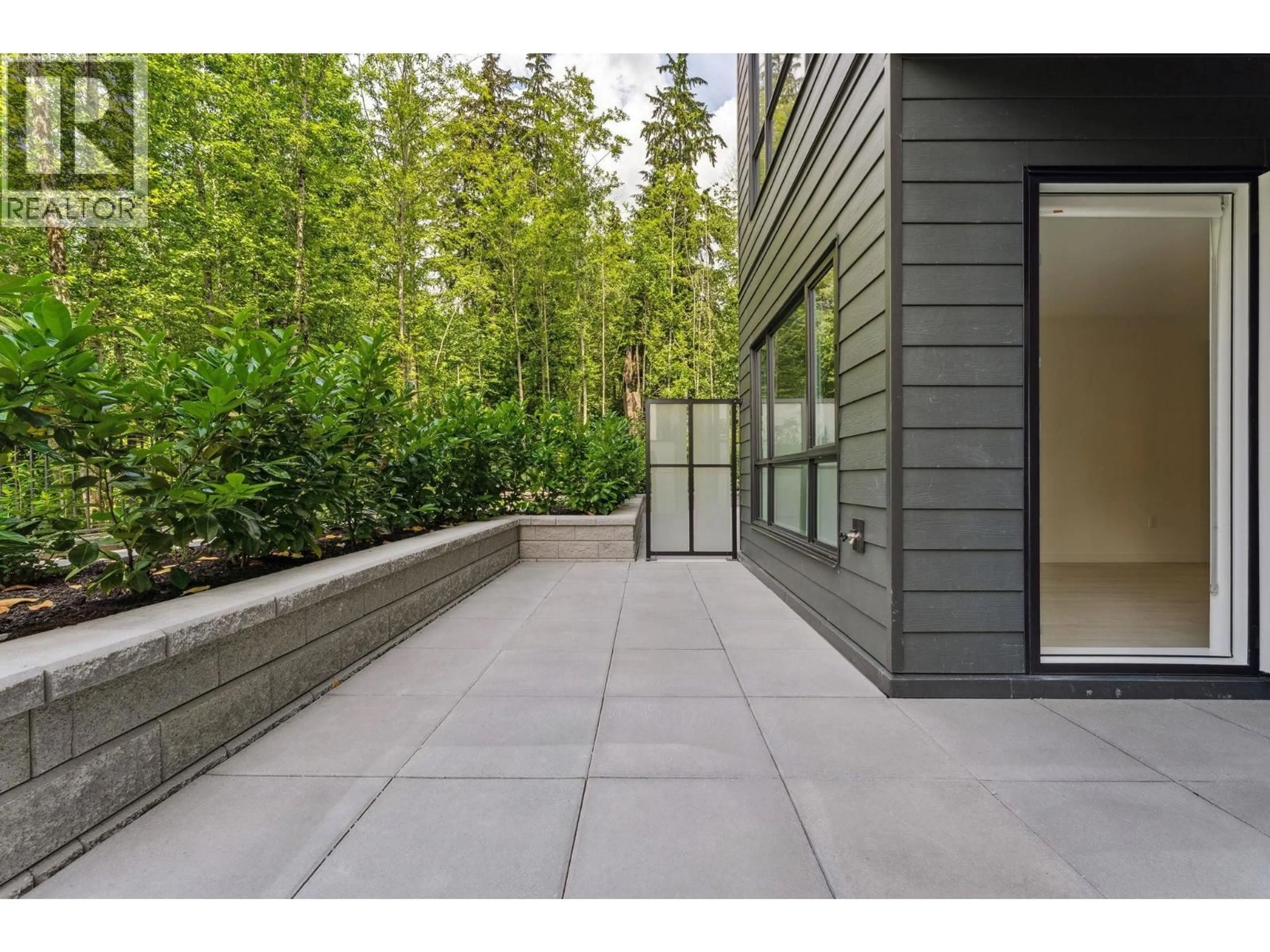 Patio, forest/trees view for 209 - 3594 MALSUM DRIVE, North Vancouver British Columbia V7G0B4