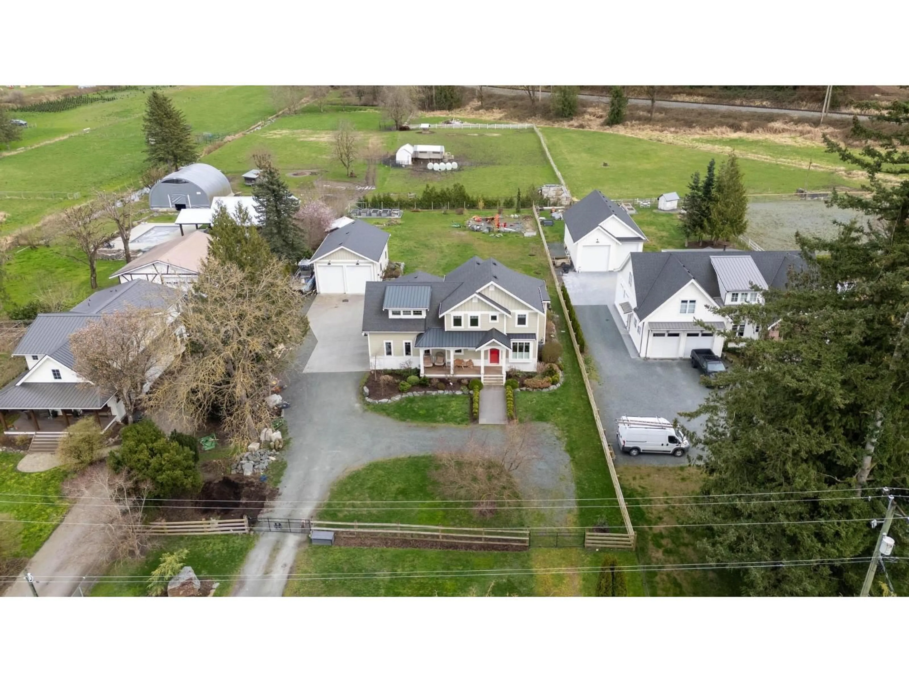 A pic from outside/outdoor area/front of a property/back of a property/a pic from drone, street for 4054 ECKERT STREET, Yarrow British Columbia V2R5J6